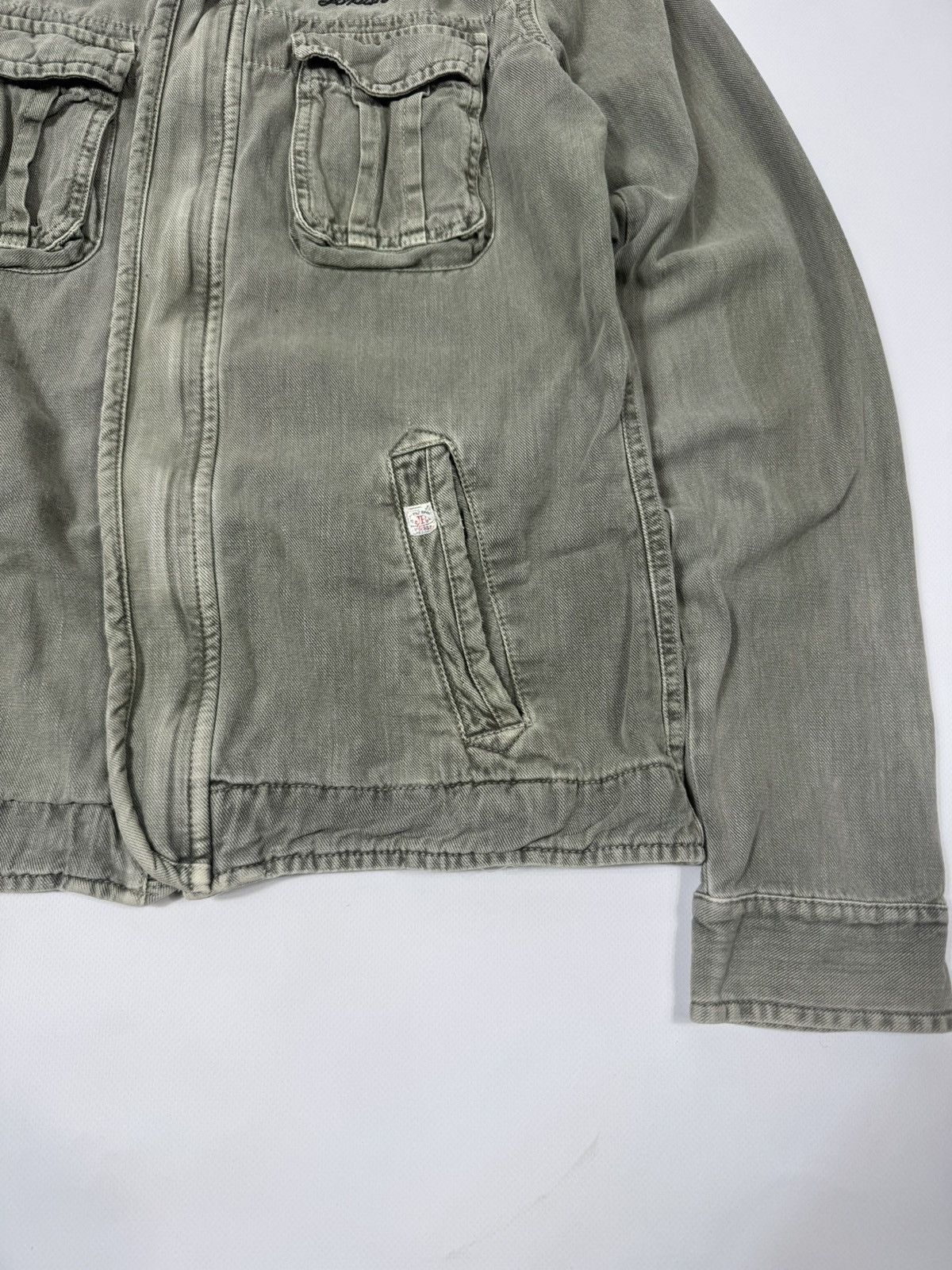 Japanese Brand Vintage Japan Rugs Green Military Jacket Size S / US 4 / IT 40 - 4 Thumbnail