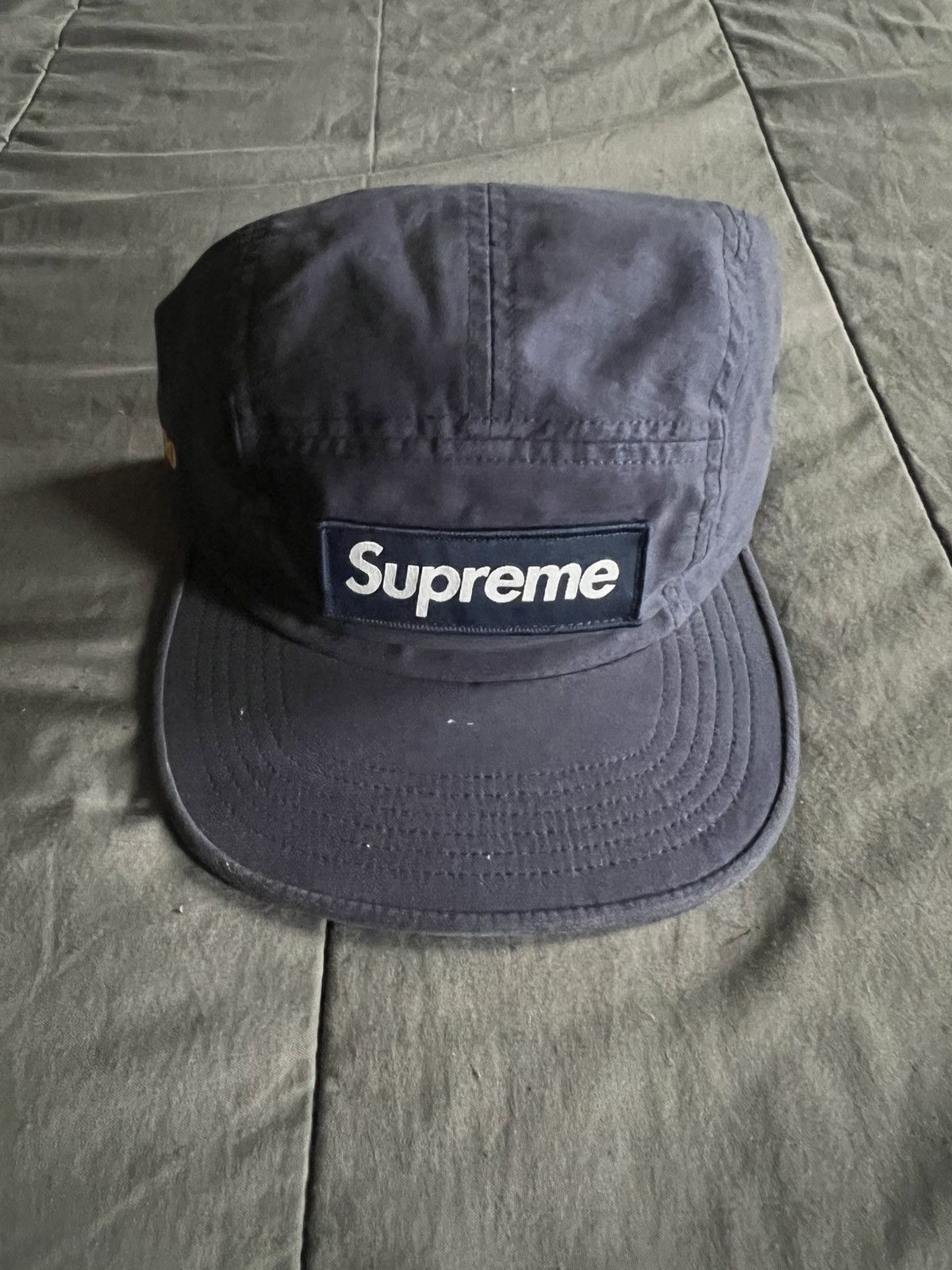 Supreme Supreme Military Black Camp Cap SUPNY-20 | Grailed
