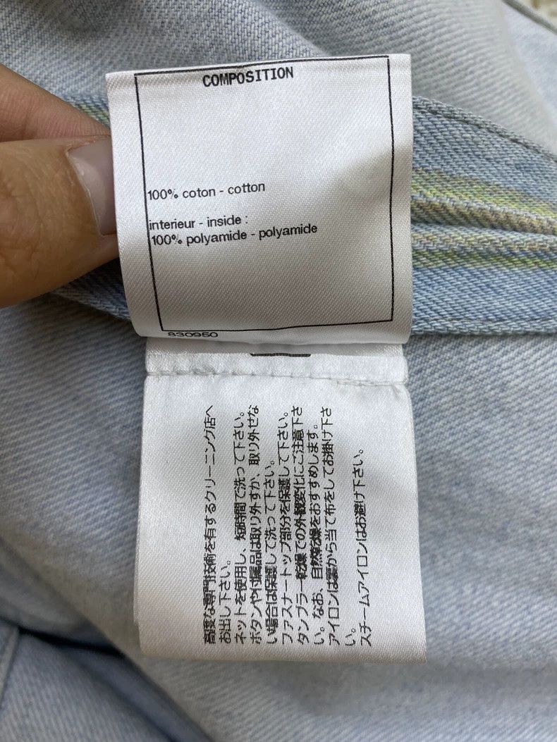 Chanel Chanel Chanel Falls Series Camellia Denim Jacket Size XS / US 0-2 / IT 36-38 - 8 Thumbnail