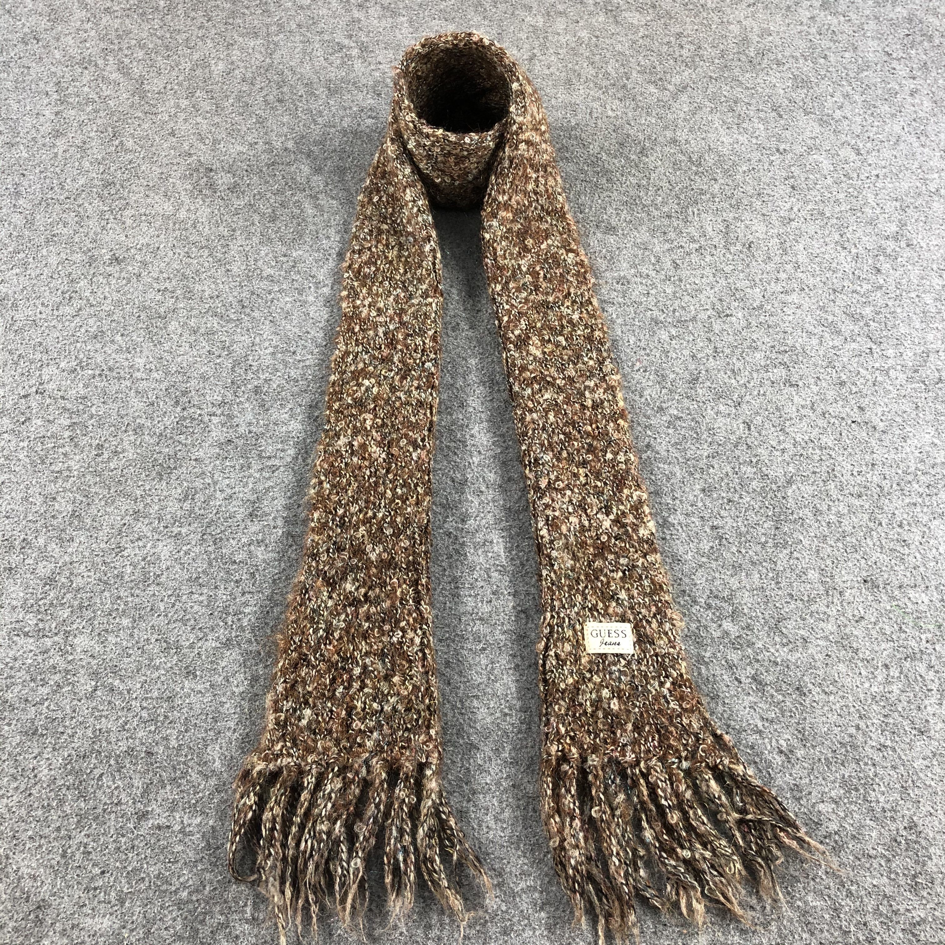 Guess Jeans Wool Scarf Muffler V685