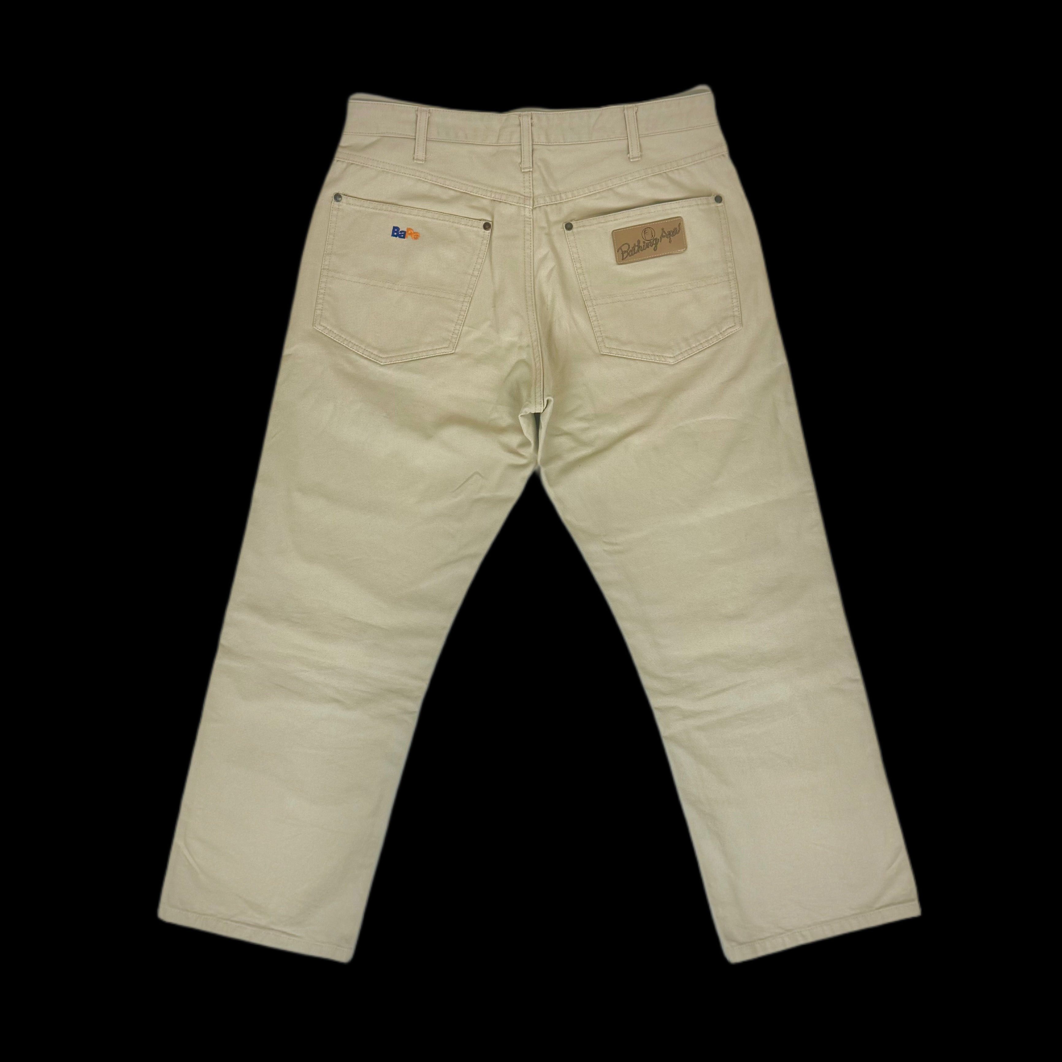 Bape 1990s bape fedex canvas work pants wrangler patch Size US 34 / EU 50 - 1 Thumbnail