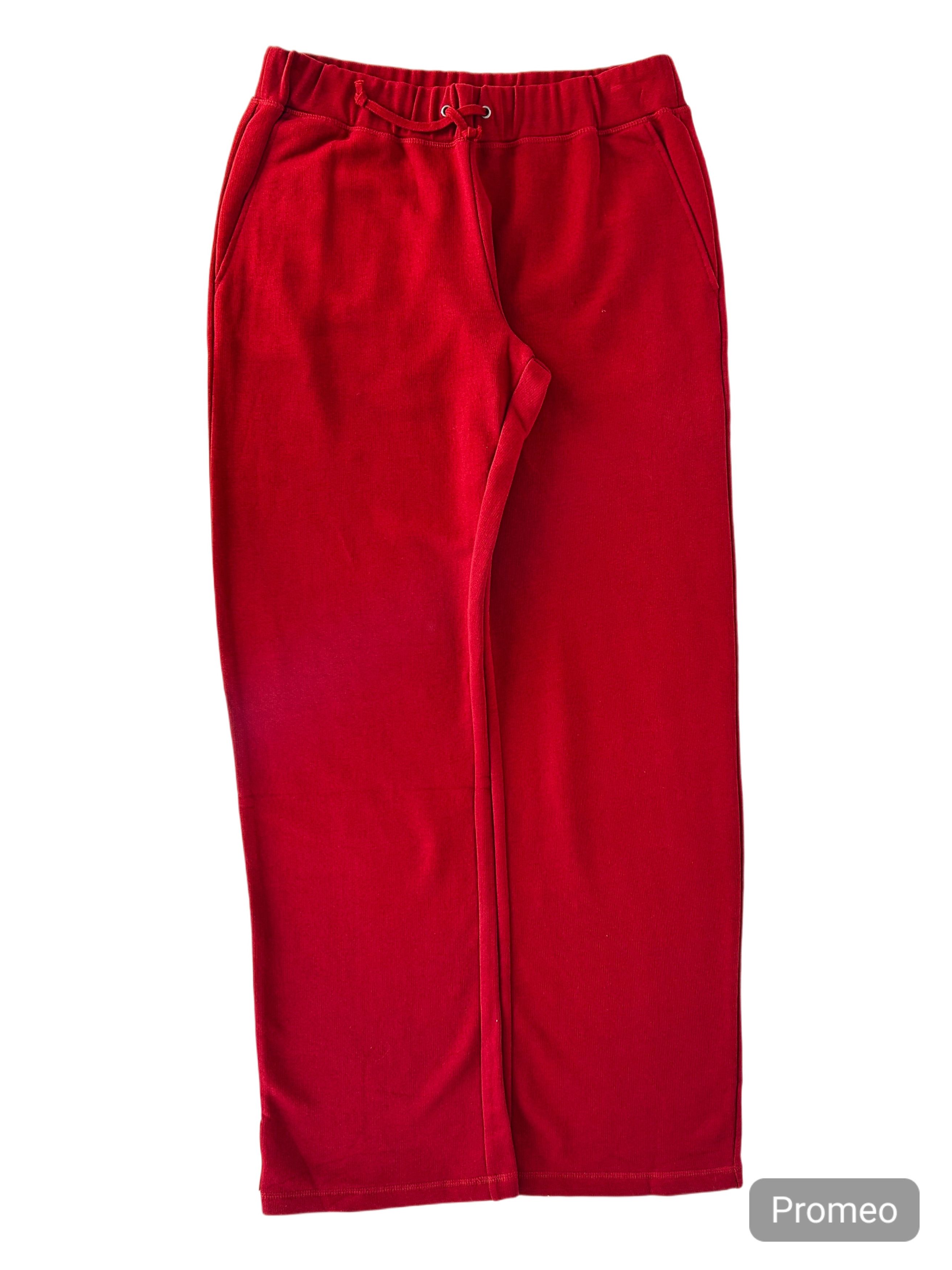 Prada Prada Linea Rossa Red JerseyTrackPantsWith'RED LINE'Branding Size US 30 / EU 46 - 1 Thumbnail
