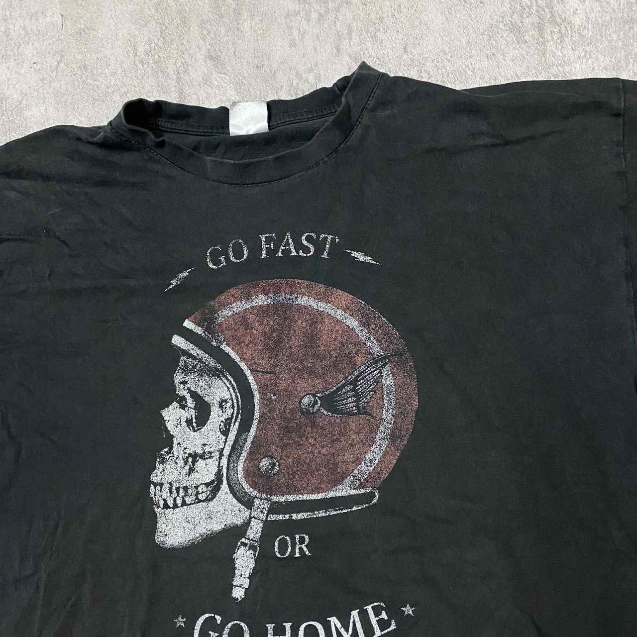 Other Black cotton biker skull t-shirt with Size US XL / EU 56 / 4 - 2 Thumbnail