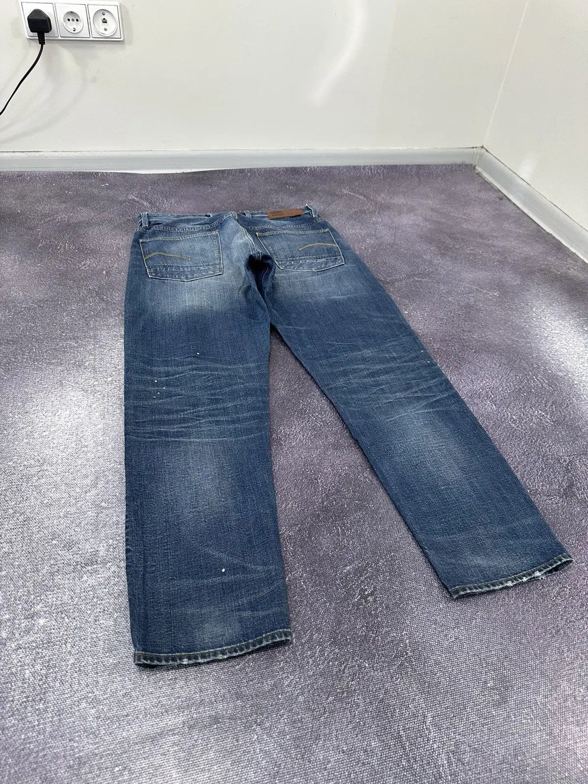 G-Star × Vintage Vintage G-Star Raw Y2K Faded Blue Denim Japanese Baggy Jeans Size US 34 / EU 50 - 11 Thumbnail