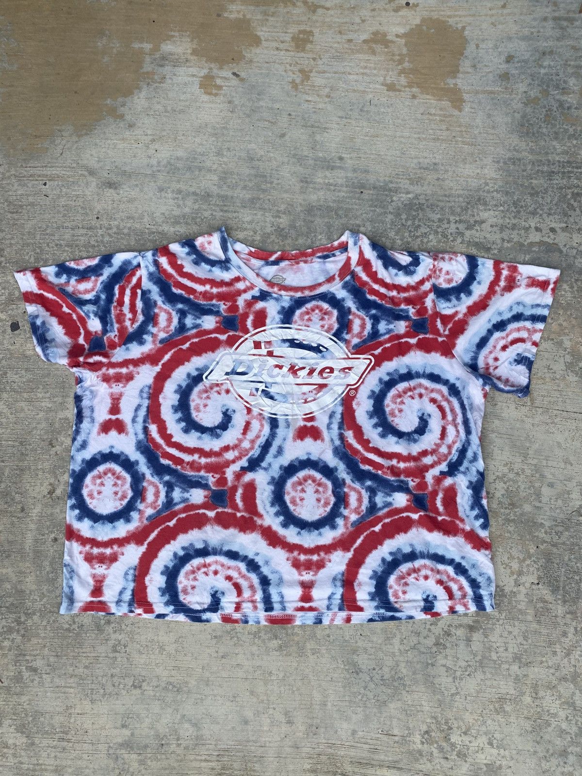 Dickies Dickies Girl big logo tie dye boxy tshirt Size 3XL / US 20-22 - 1 Thumbnail
