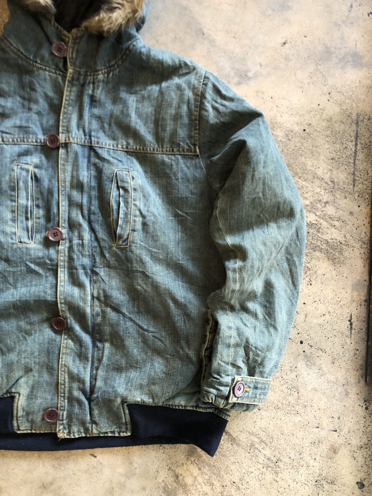 Other JAPANESE 2R15 JACKET DENIM FUR HOODIE LGBSTYLE Size US L / EU 52-54 / 3 - 4 Thumbnail