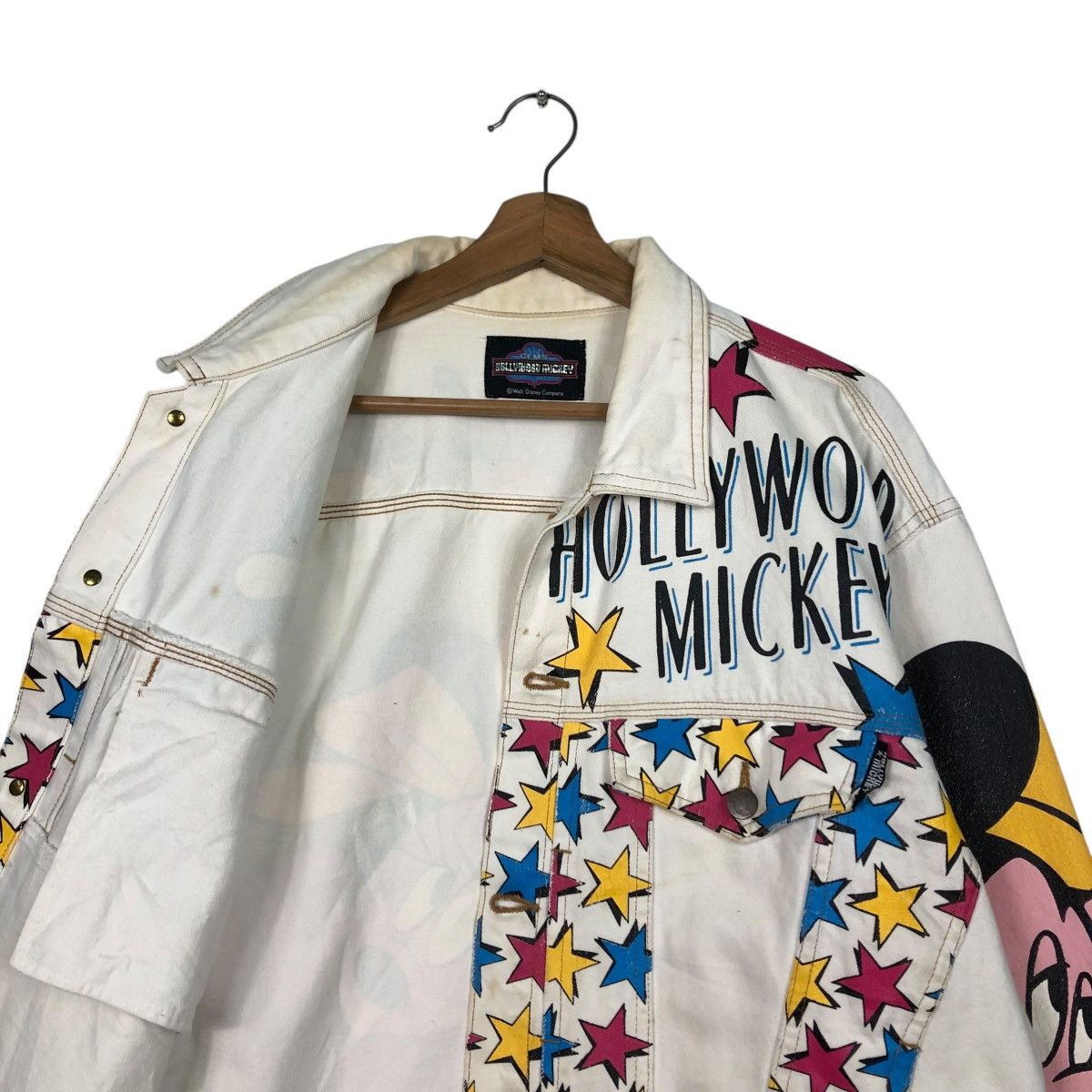 Cartoon Network 🔥VINTAGE TRUCKER DENIM JACKET HOLLYWOOD MICKEY WALT DISNEY Size US M / EU 48-50 / 2 - 14 Thumbnail