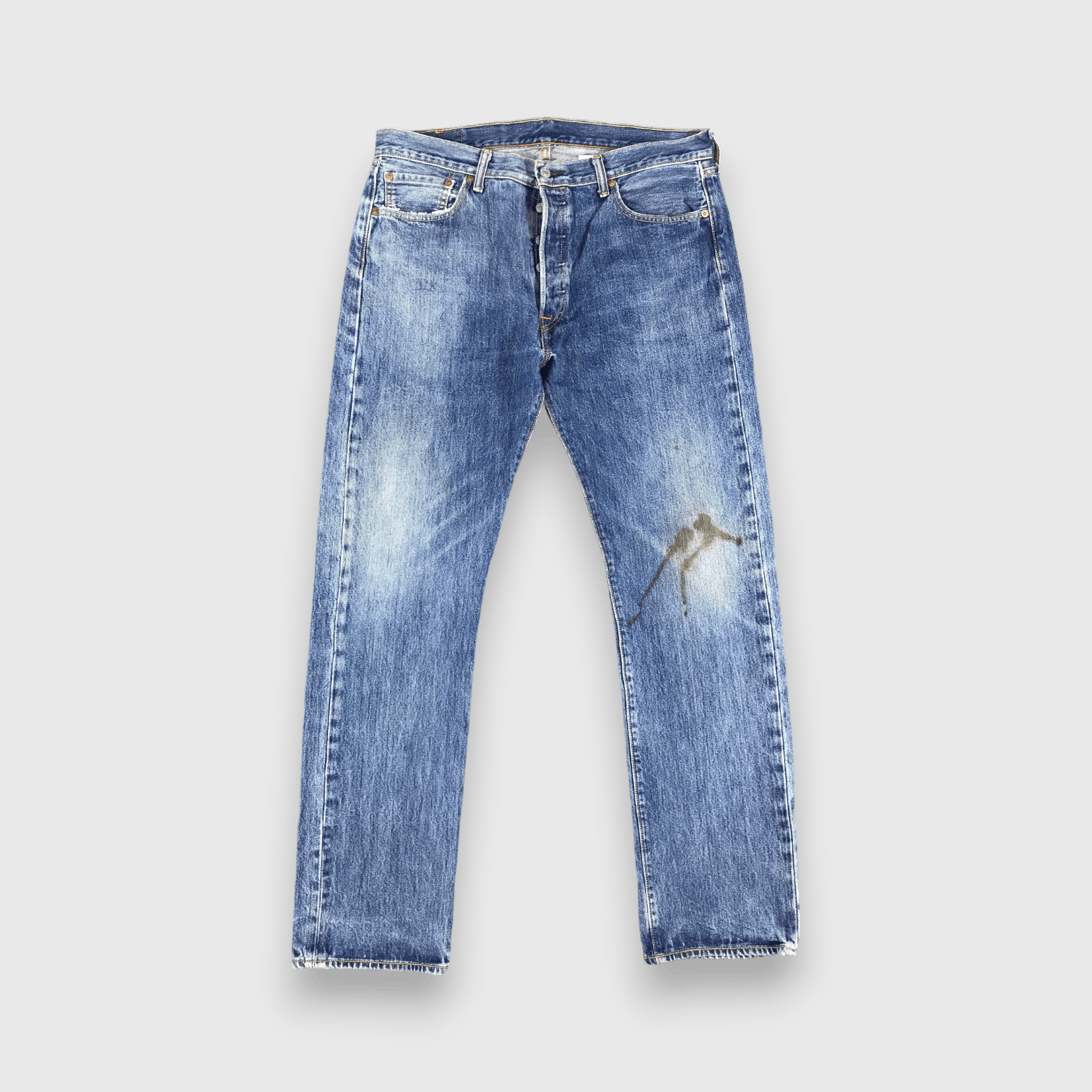 Levi's Vintage Blue Wash Levis 501 Jeans-J1444 Size US 37 - 1 Thumbnail