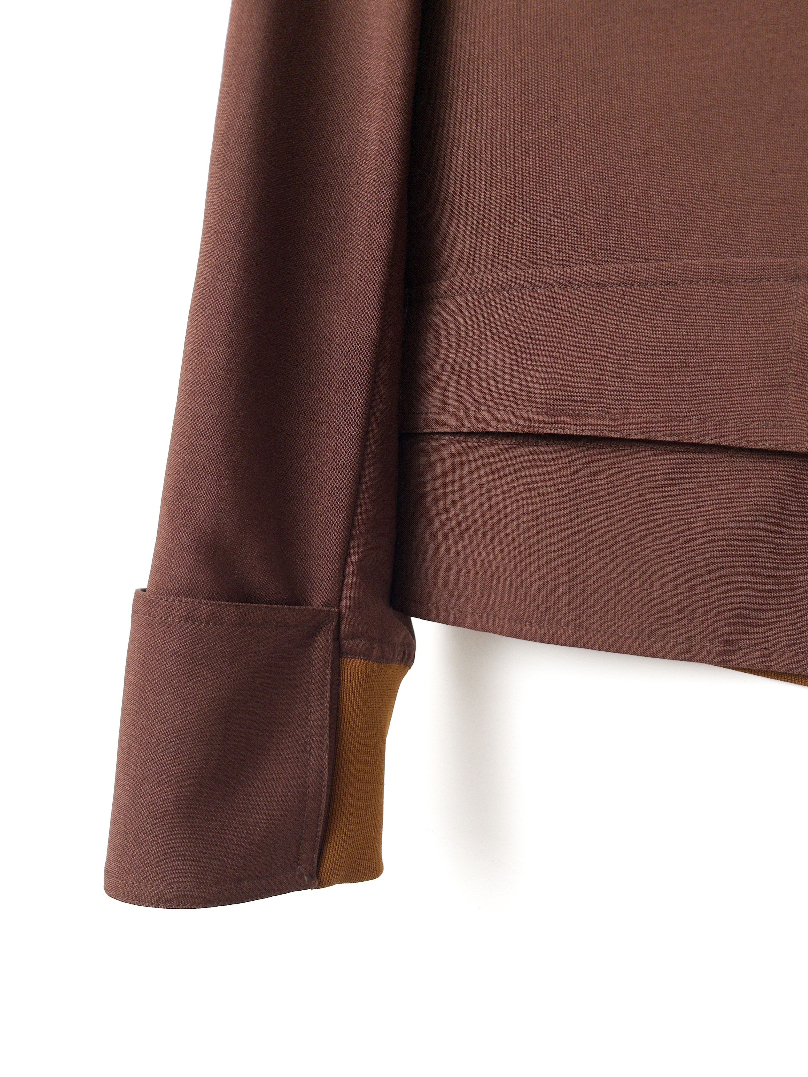 Valentino Valentino SS17 Tropical Wool Blouson Burgundy Brown Size US M / EU 48-50 / 2 - 3 Thumbnail