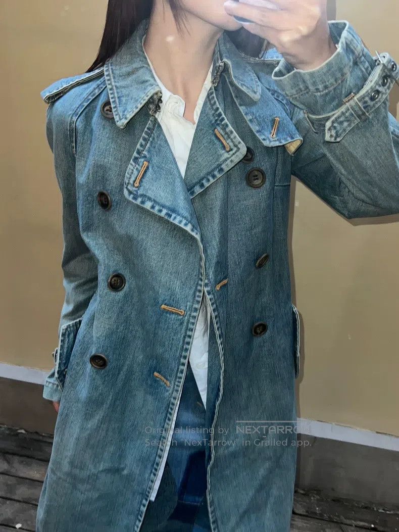 Junya Watanabe Junya Watanabe Denim trench coat Size XS / US 0-2 / IT 36-38 - 1 Thumbnail