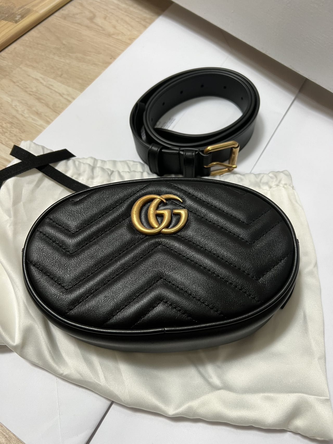 Gucci Gucci GG Marmont belt bag Size ONE SIZE - 1 Thumbnail