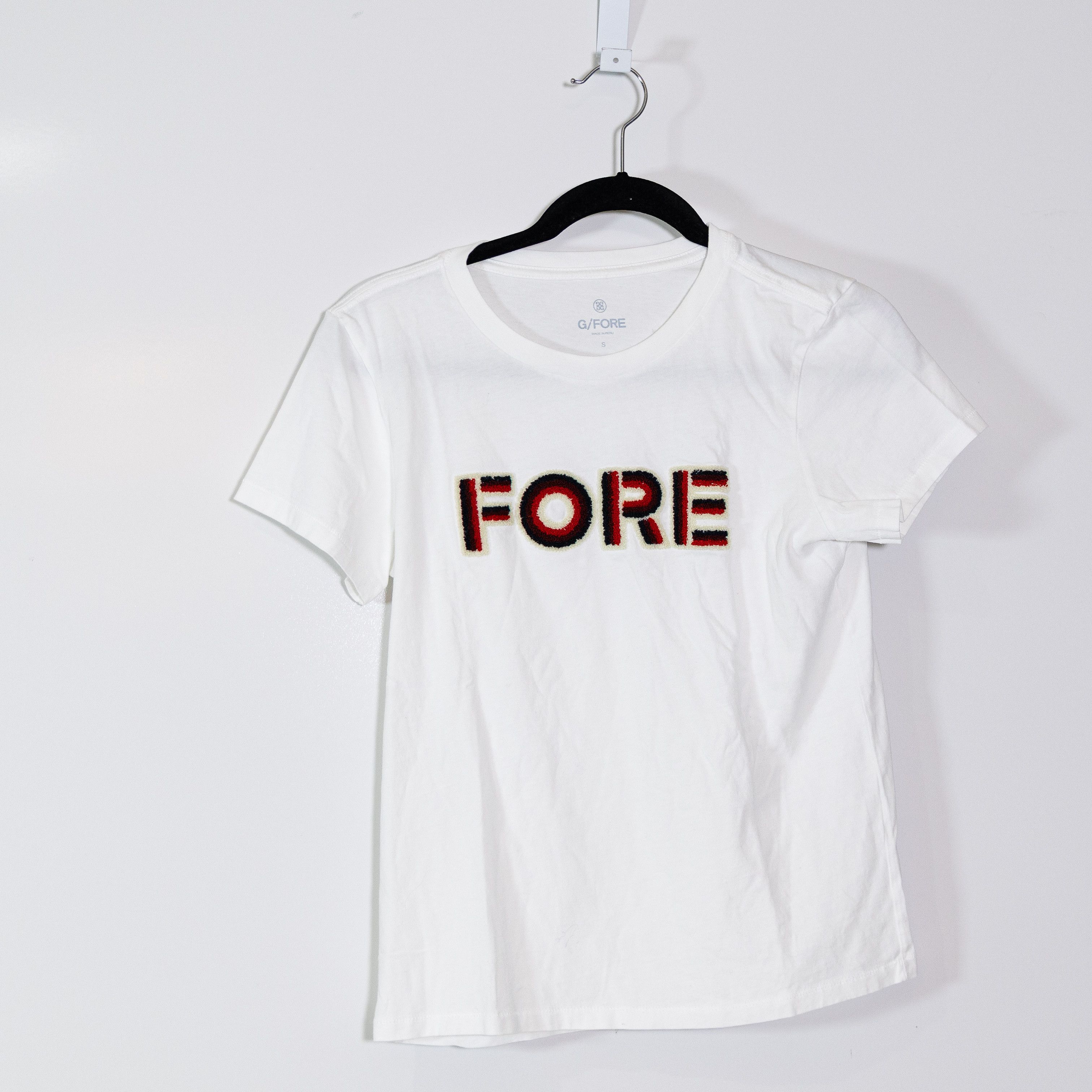 G/FORE G/FORE Fore Fuzzy Logo Embroidered Cotton Size S / US 4 / IT 40 - 1 Thumbnail