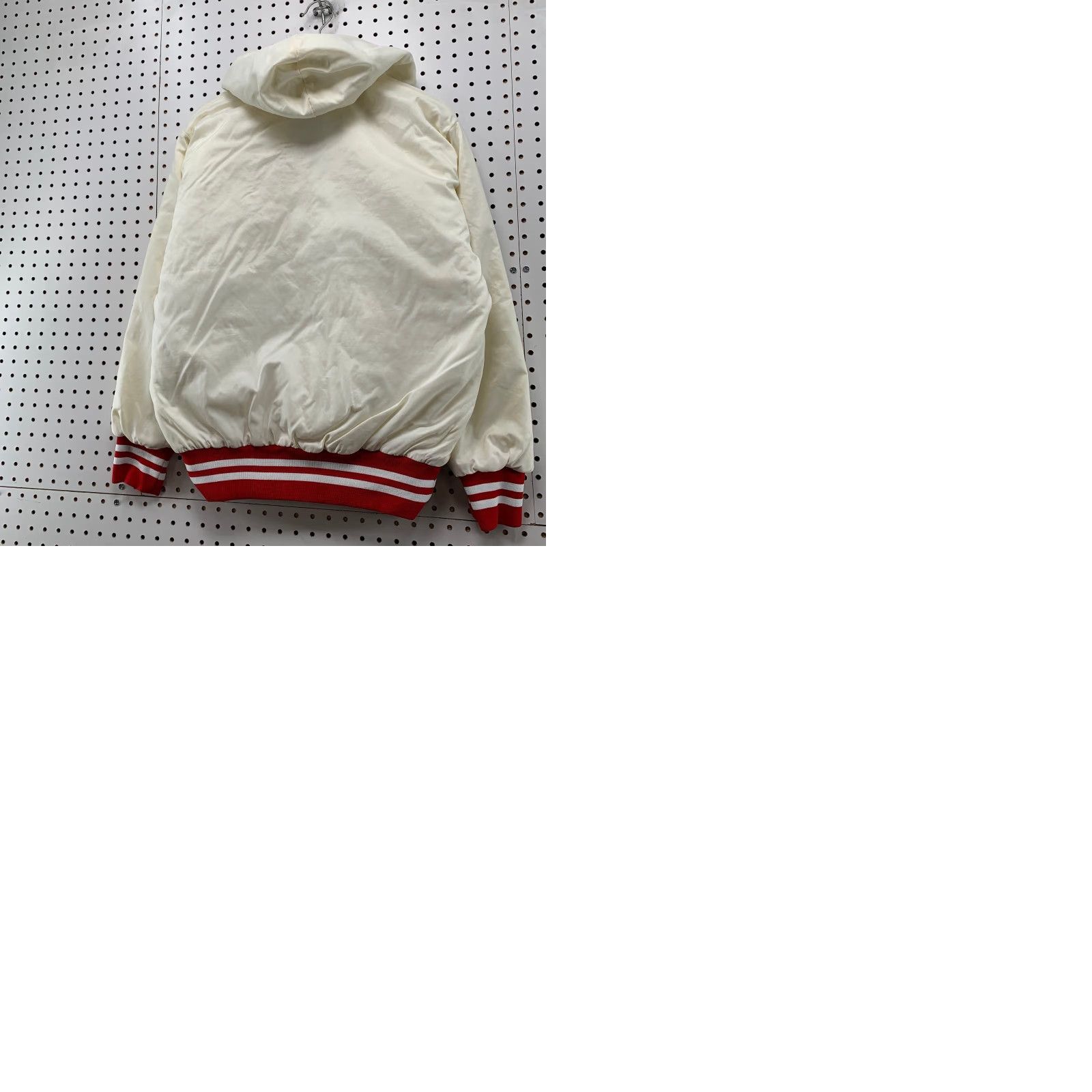 Vintage VINTAGE Game Jacket Mens Small Hooded Satin Pullover USA Red White 80s 90s Sportswear Size US S / EU 44-46 / 1 - 10 Thumbnail