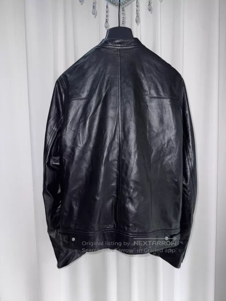 Dior Dior Black Leather Jacket with Hidden Buttons i Size US M / EU 48-50 / 2 - 2 Thumbnail