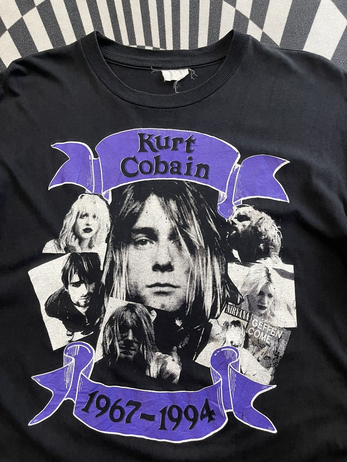 Nirvana Vintage Kurt Cobain 90s T Shirt XL Size US XL / EU 56 / 4 - 2 Thumbnail