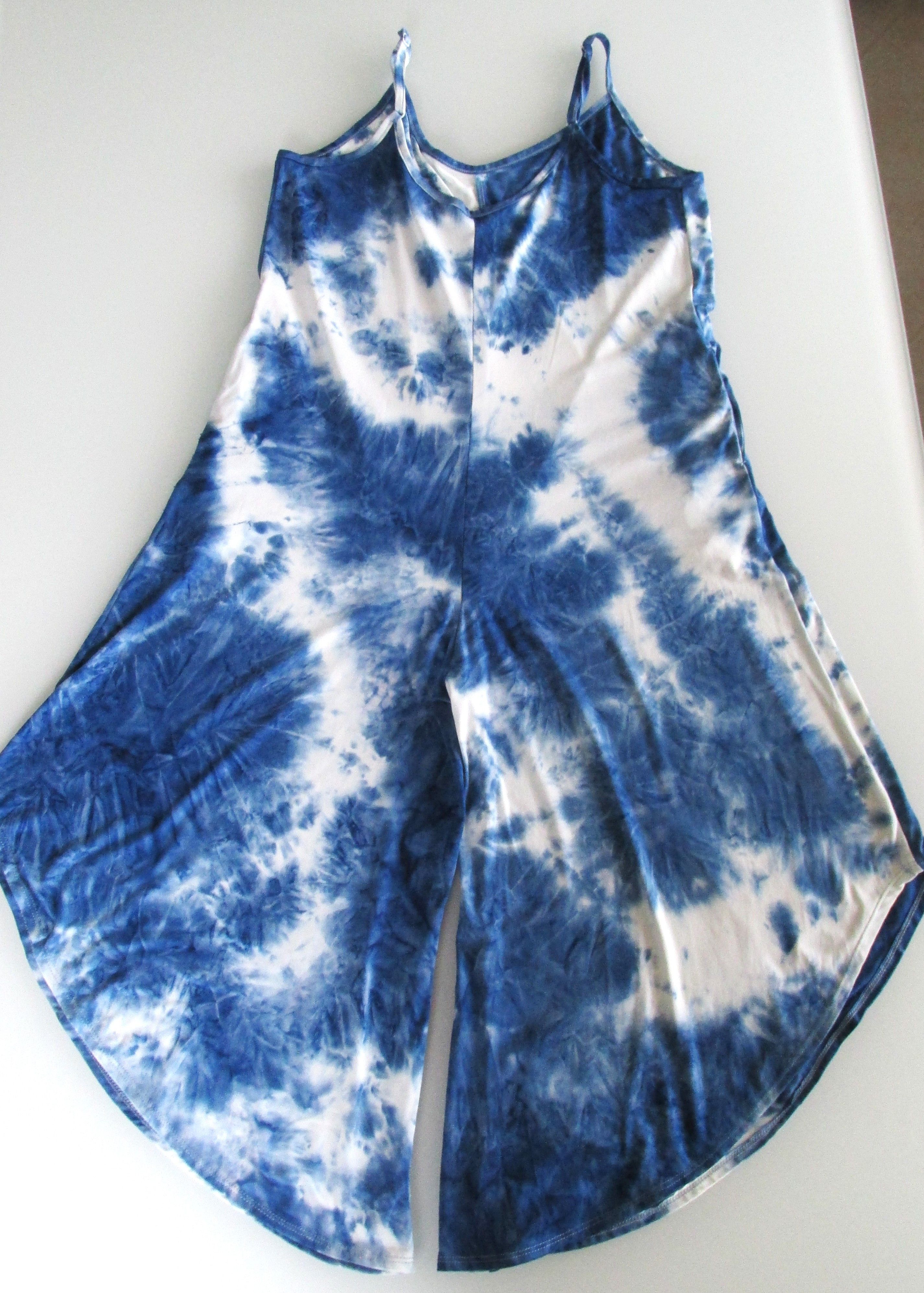 Other J. Valdi Tie Dye Knit Jumpsuit/Cover Up Size Medium Size 22" - 1 Thumbnail