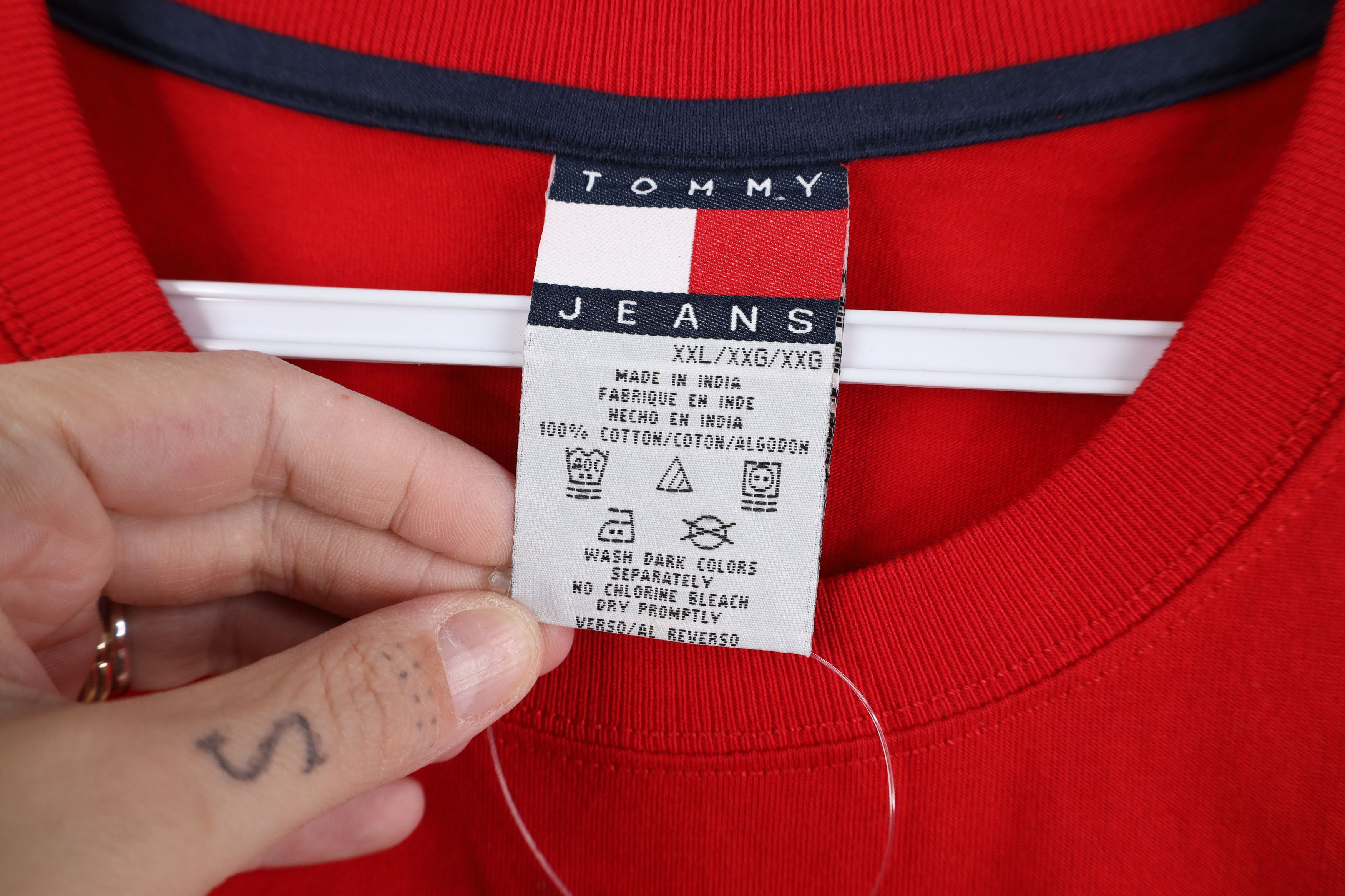 Tommy Hilfiger Deadstock Vintage Tommy Hilfiger Spell Short Sleeve T-Shirt Size US XXL / EU 58 / 5 - 8 Thumbnail