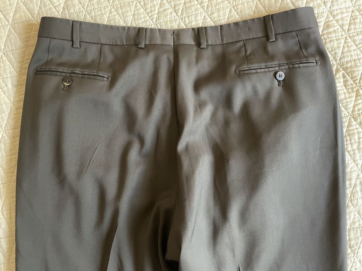 Isaia Aquaspider Wool Flat Front Trouser Size 38R - 8 Thumbnail