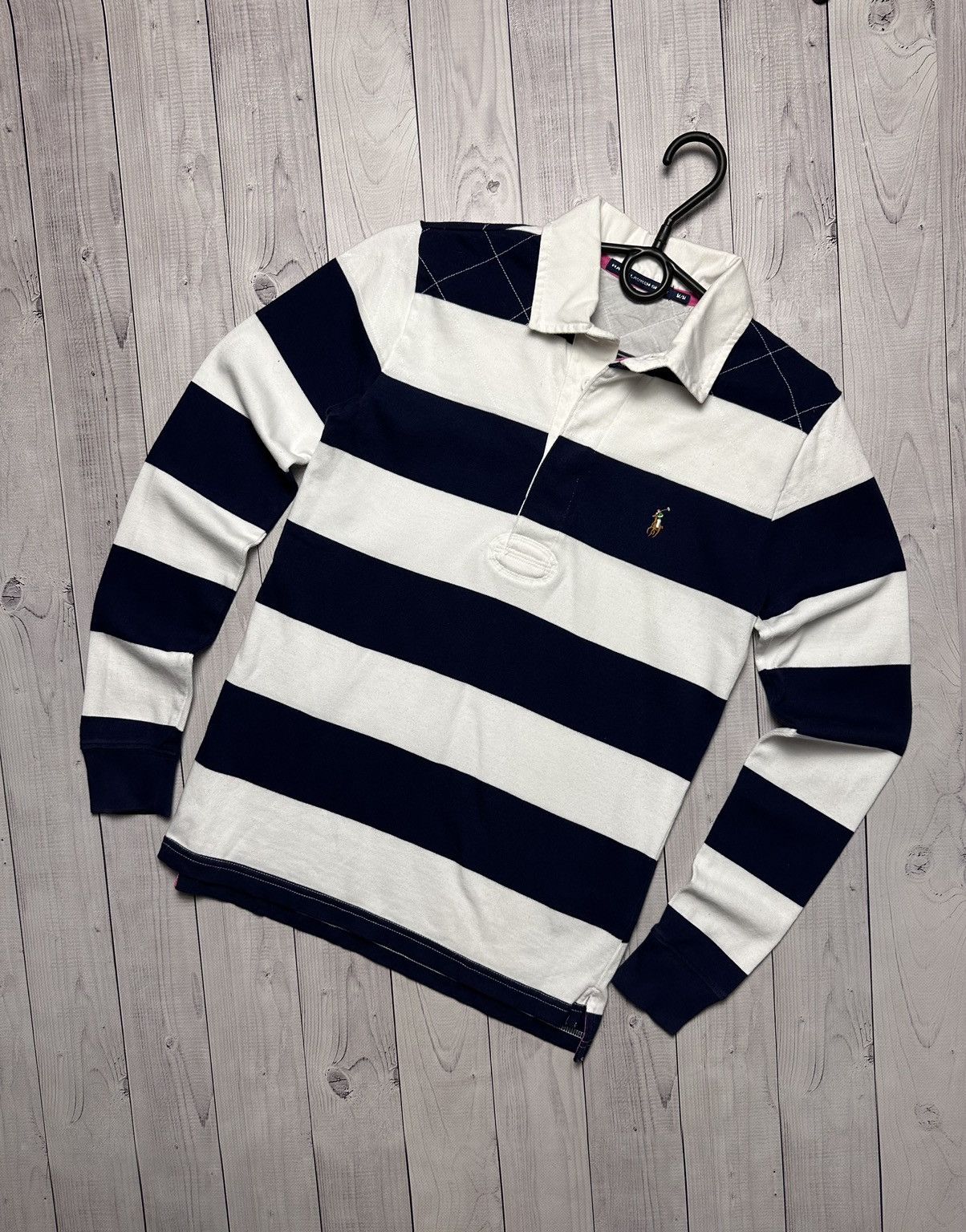 Other Vintage polo Ralph Lauren striped rugby jersey size Women M Size M / US 6-8 / IT 42-44 - 1 Thumbnail