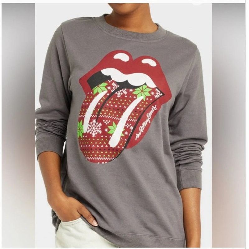 The Rolling Stones The Rolling Stones LS Thin Sweatshirt Christmas -Size Medium Size M / US 6-8 / IT 42-44 - 1 Thumbnail