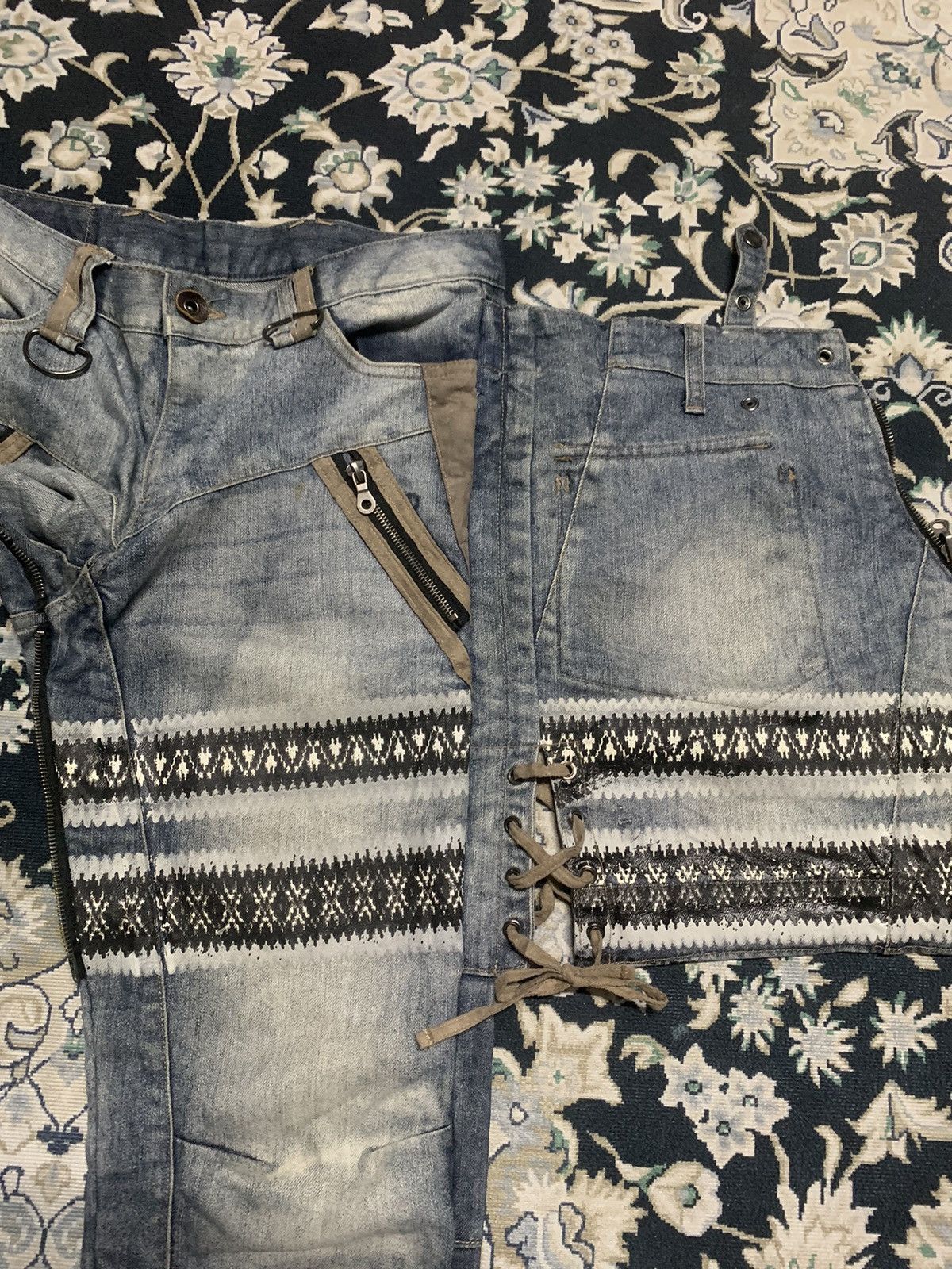 PPFM PPFM DESTRUCT PRODUCT JEANS Size US 32 / EU 48 - 5 Thumbnail