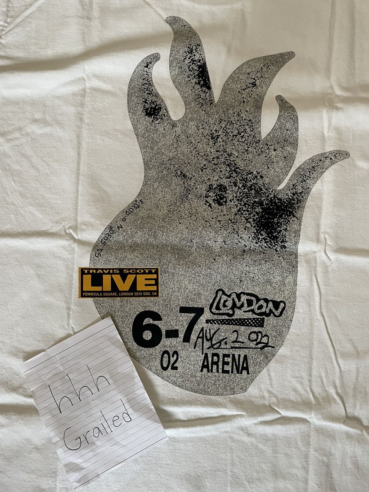 Travis Scott LONDON EXCLUSIVE UTOPIA O2 LIVE TRAVIS SCOTT Size US L / EU 52-54 / 3 - 4 Thumbnail