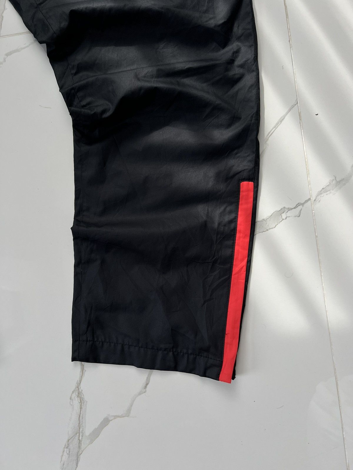 Nike × Vintage 90’s NIKE TEAM RETRO BAGGY TRACK PANTS Y2K BAGGY SWOOSH Size US 32 / EU 48 - 2 Thumbnail