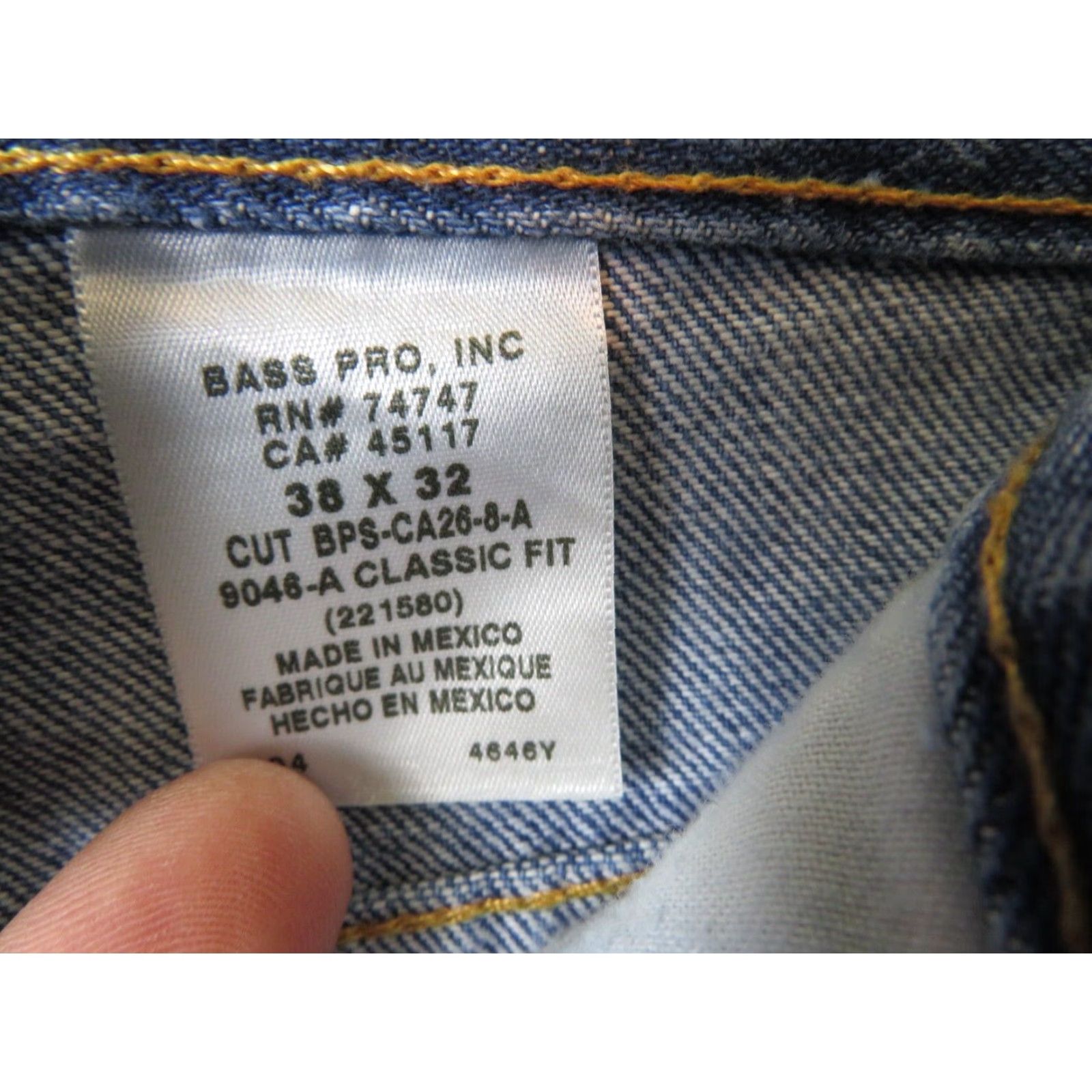 Vintage VINTAGE RedHead Work Pants 38X32 Regular Mens Blue Jeans NOS tags 90s Vintage - new. Size US 32 / EU 48 - 4 Thumbnail