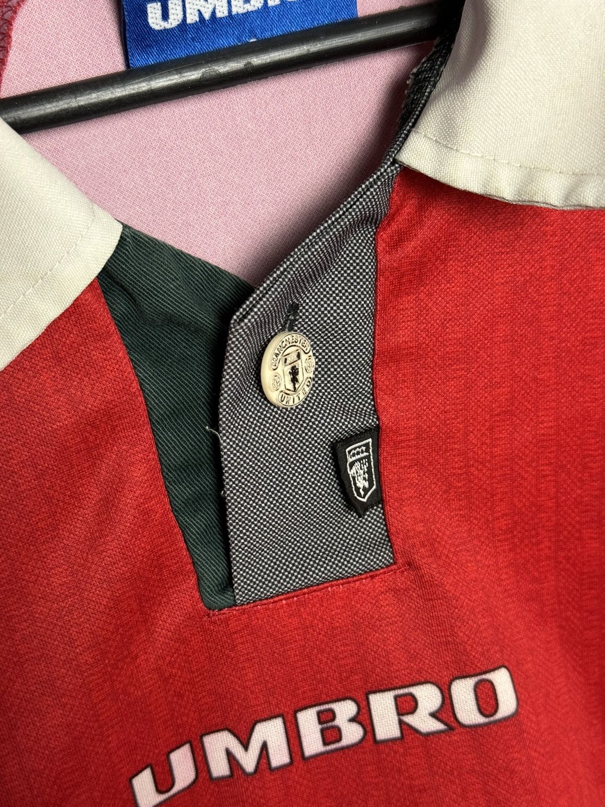Umbro KIDS Manchester United 96/98 Home Football Jersey T-Shirt Size US XS / EU 42 / 0 - 5 Thumbnail