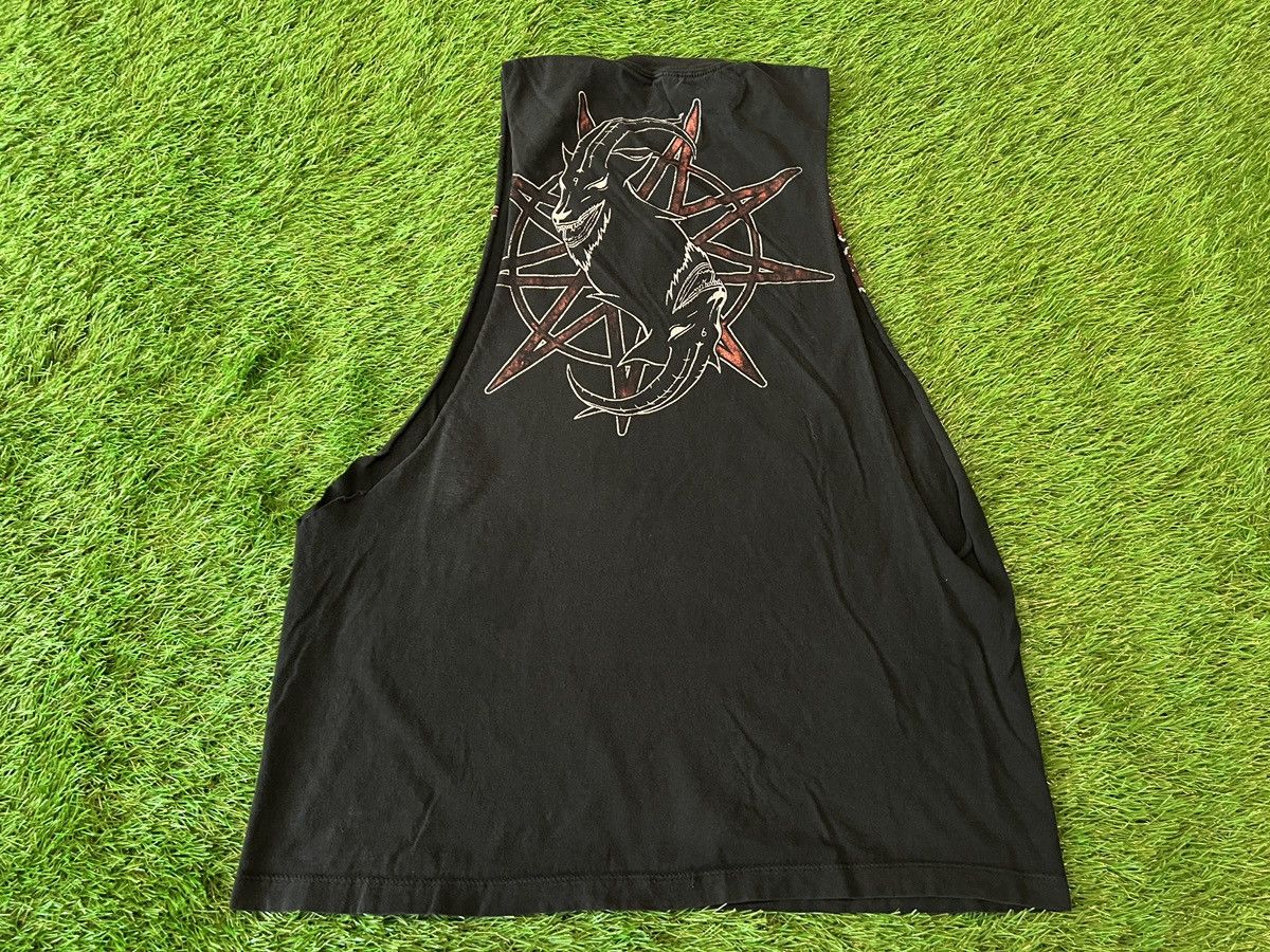 Slipknot Vtg Y2K Slipknot Torn Apart - Chopped Ban Double Sided band Size US L / EU 52-54 / 3 - 4 Thumbnail