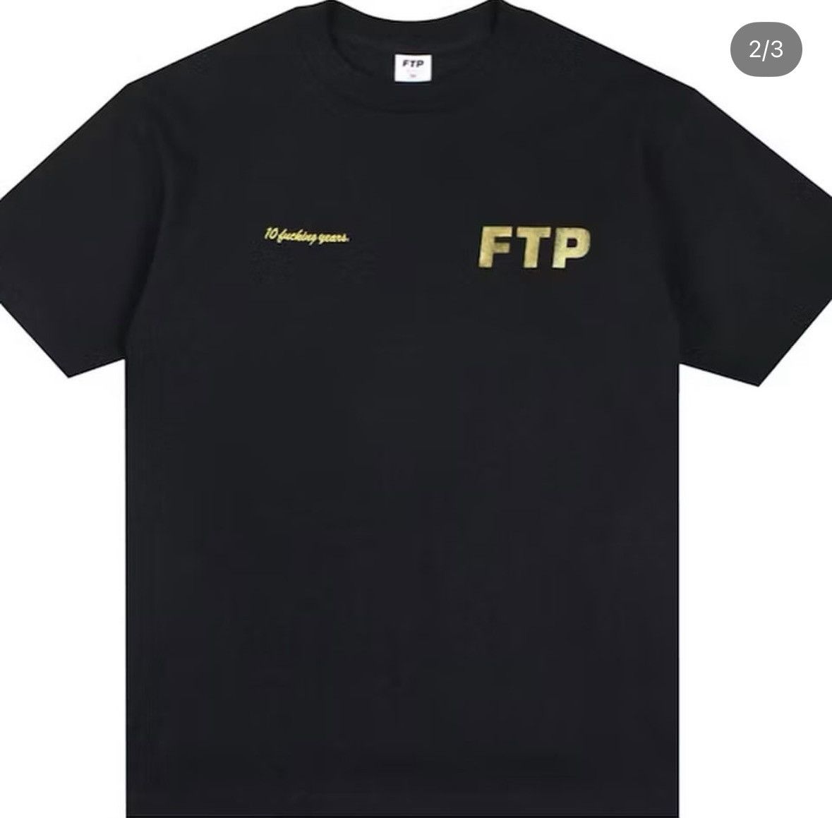 Fuck The Population FTP 10 YEAR ANNIVERSARY LOGO TEE Size US XL / EU 56 / 4 - 2 Thumbnail
