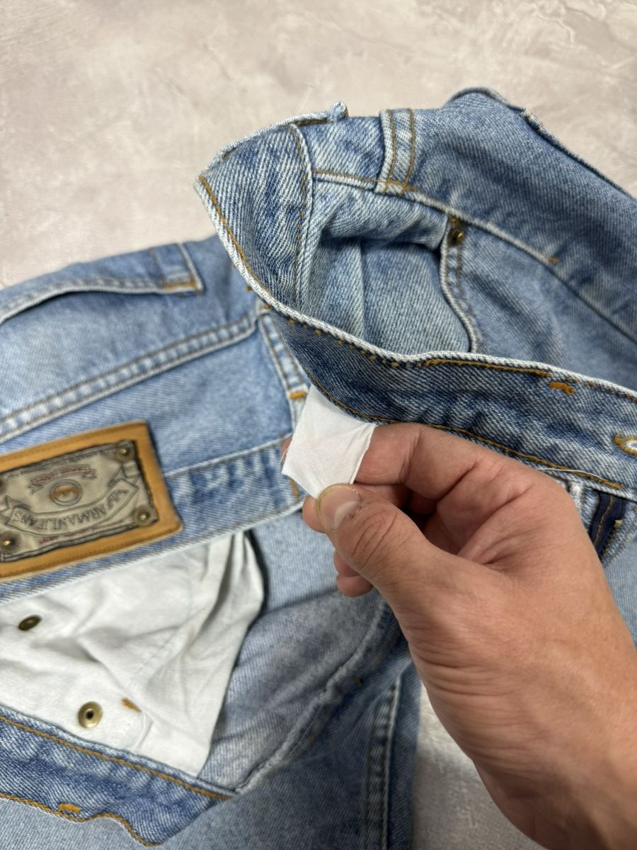 Vintage Vintage 90s Armani Jeans Fade Denim Pants Size US 32 / EU 48 - 12 Thumbnail
