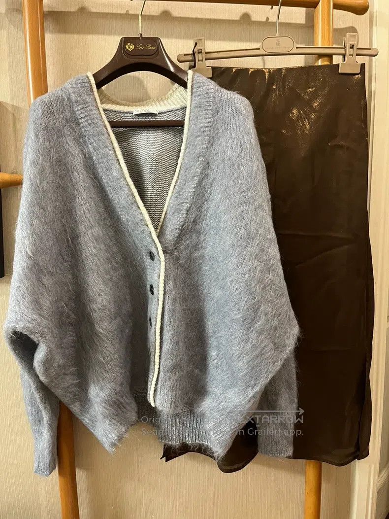 Brunello Cucinelli Brunello Cucinelli Mohair Cardigan Jacket Size M / US 6-8 / IT 42-44 - 5 Thumbnail