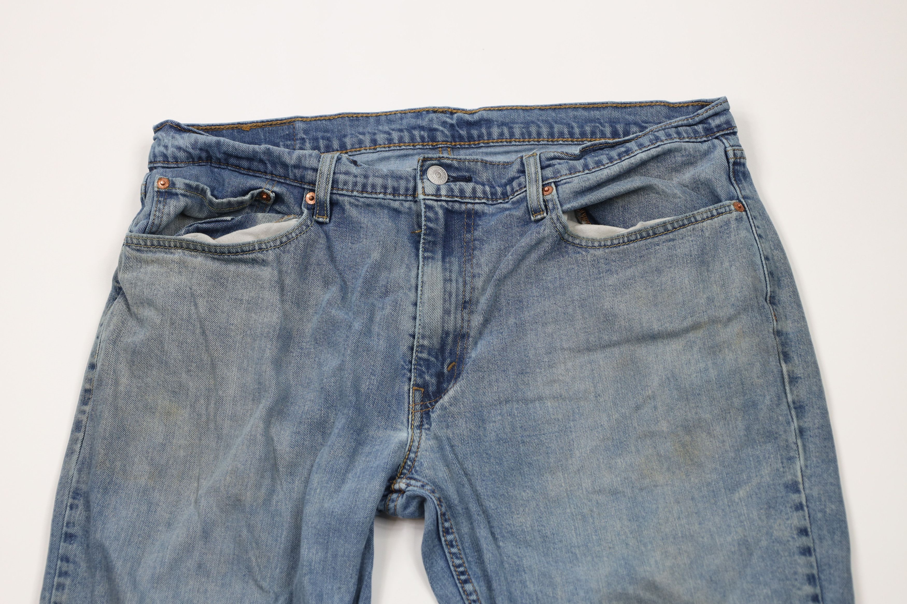 Levi's × Vintage Vintage Y2K Levis 559 Relaxed Fit Straight Leg Denim Jeans Size US 36 / EU 52 - 2 Thumbnail