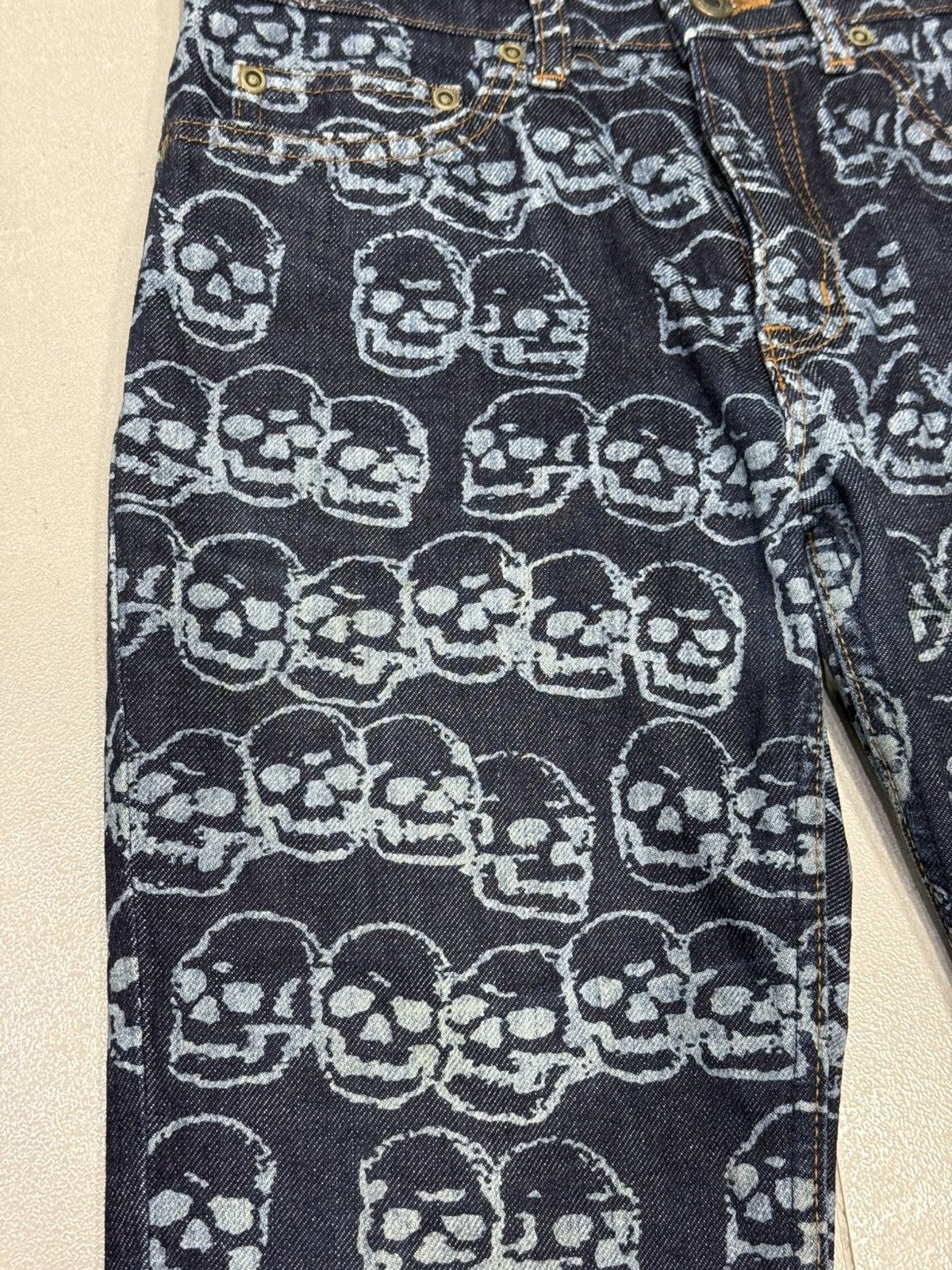 Hysteric Glamour Hysteric Glamour archive skull pattern denim jeans Size US S / EU 44-46 / 1 - 3 Thumbnail