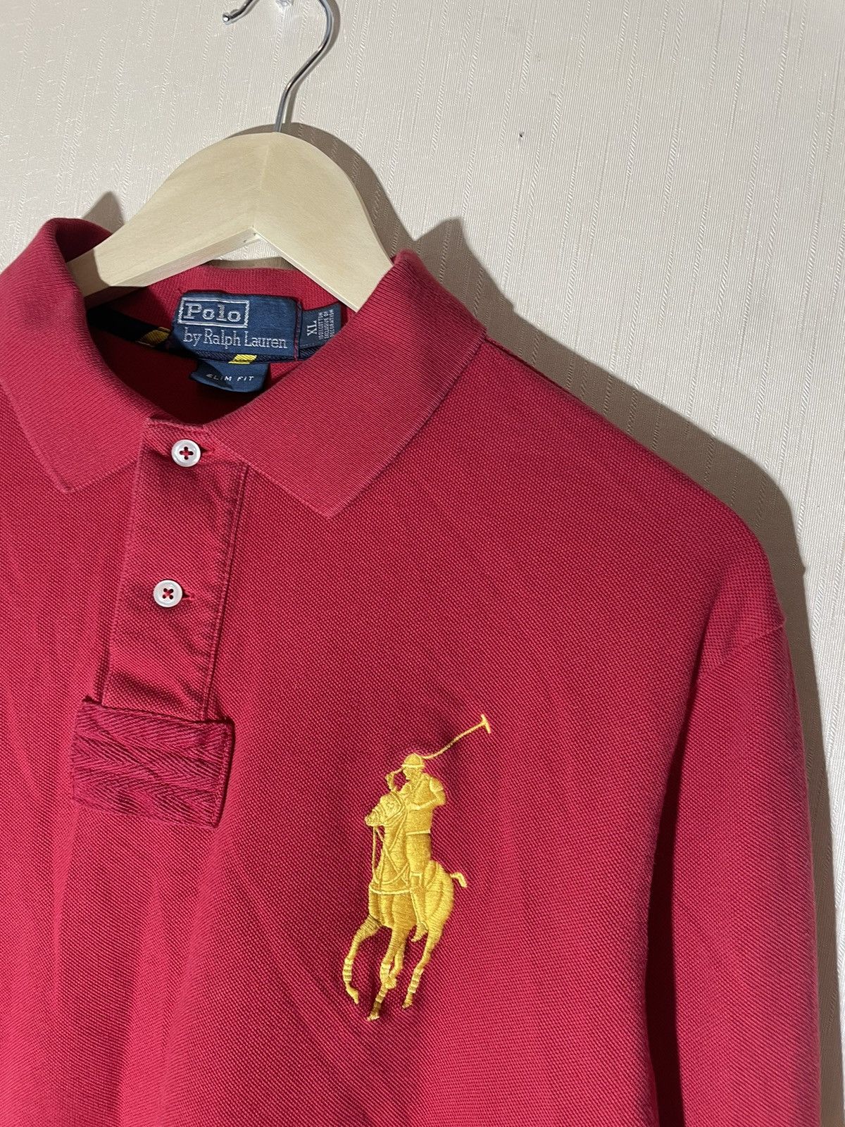 Polo Ralph Lauren × Vintage Polo Ralph Lauren vintage rugby jersey long sleeve Size US XL / EU 56 / 4 - 4 Thumbnail