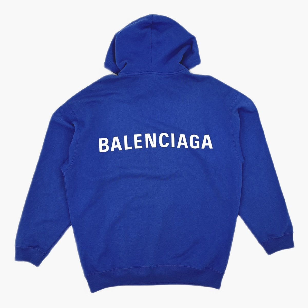 Balenciaga Balenciaga blue spell out hoodie Size US S / EU 44-46 / 1 - 1 Thumbnail