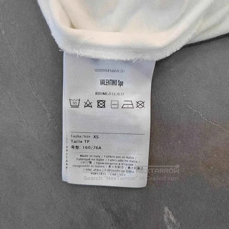 Valentino Valentino White Short Sleeve Cotton T-Shirt . Size US XS / EU 42 / 0 - 6 Thumbnail