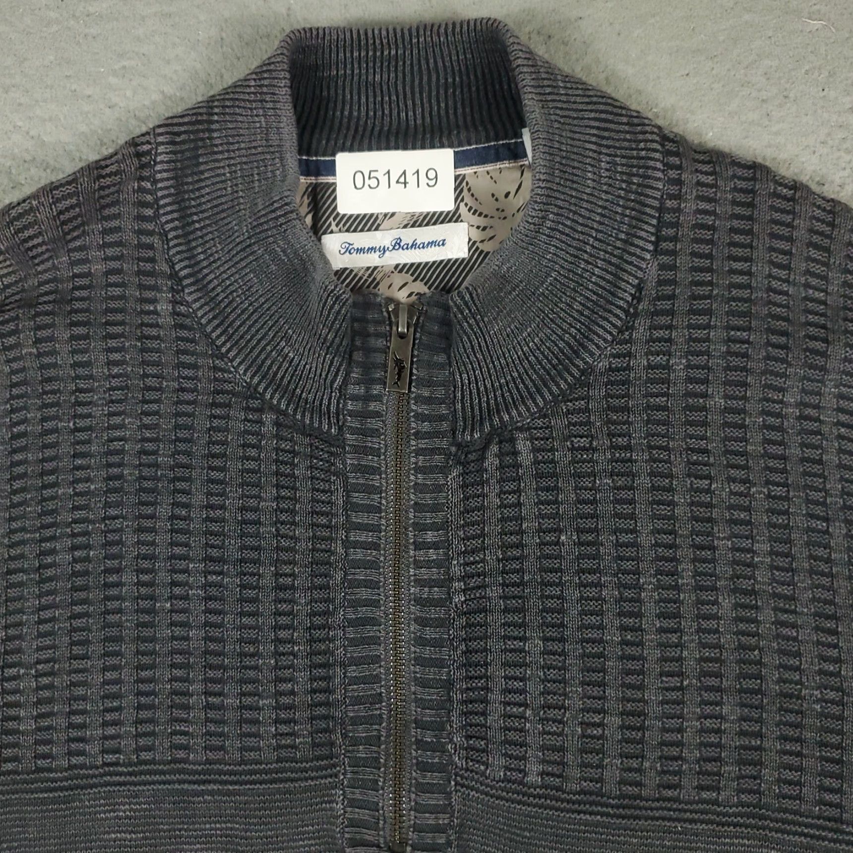 Tommy Bahama VINTAGE Tommy Bahama Sweater Pullover Mens 2XL Gray Casual Knit 1/4 Zip All Seasons Size US XXL / EU 58 / 5 - 2 Thumbnail