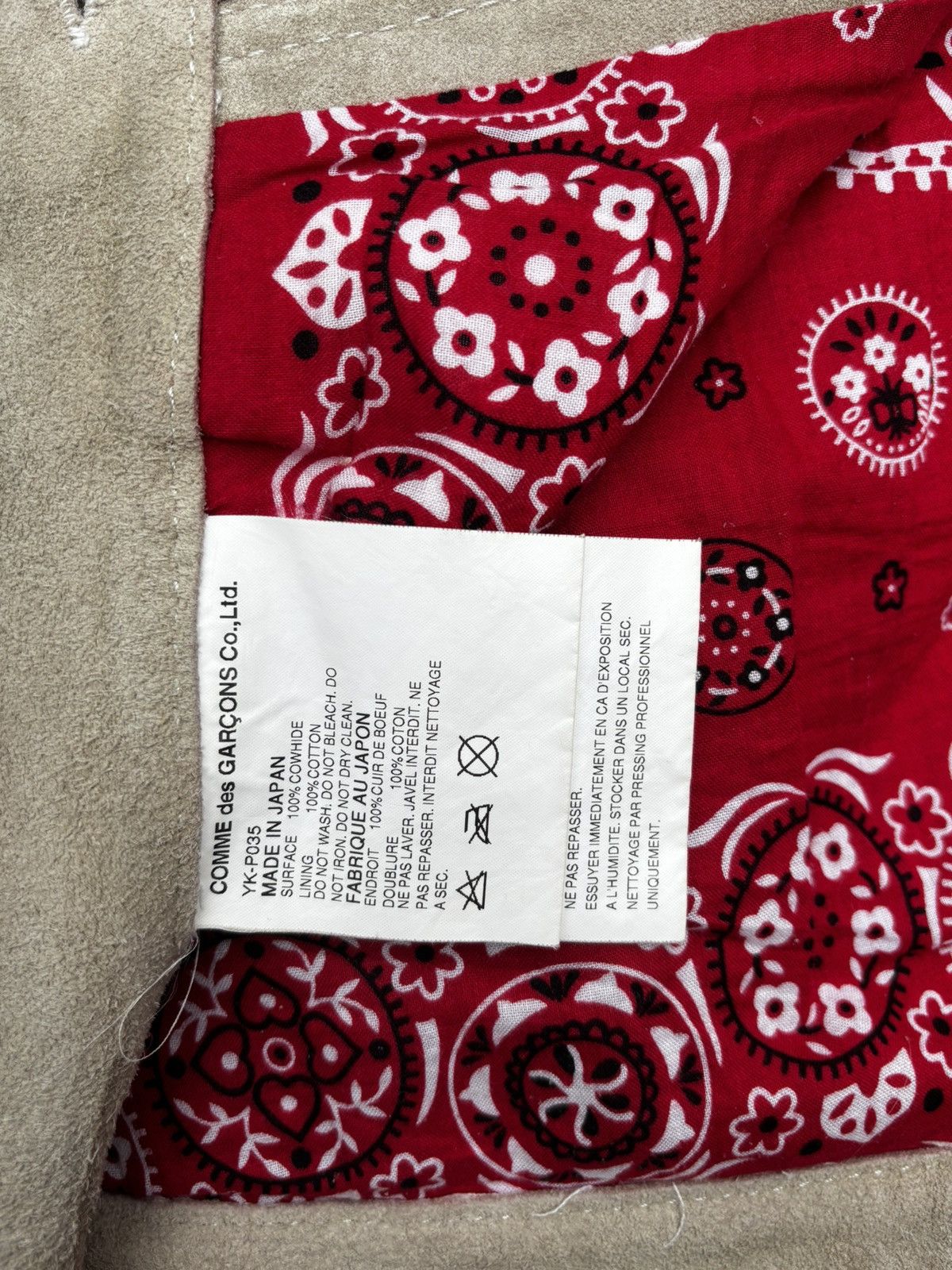 Comme des Garcons Junya Watanabe AW03 Heavyweight Suede Pants Size US 32 / EU 48 - 19 Thumbnail