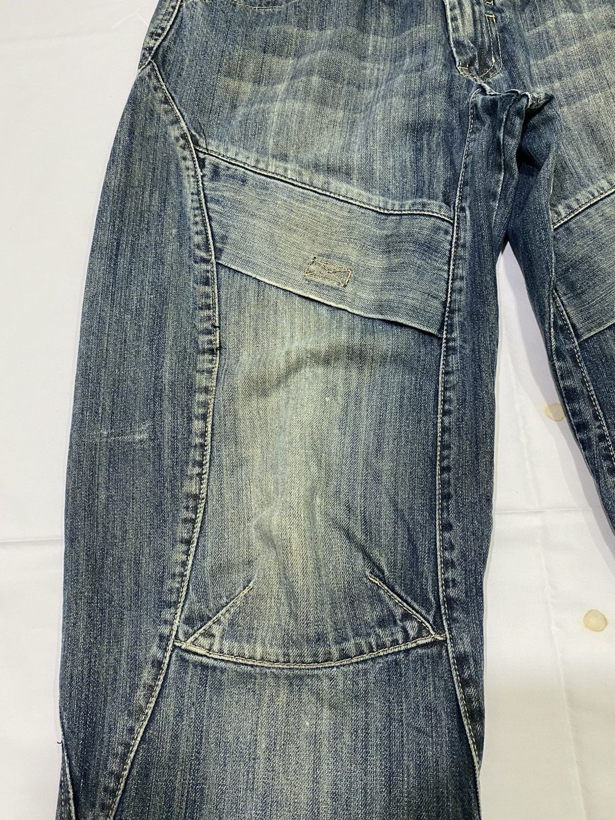 JNCO Japanese brand X Platinum gear baggy jeans Size US 31 - 18 Thumbnail