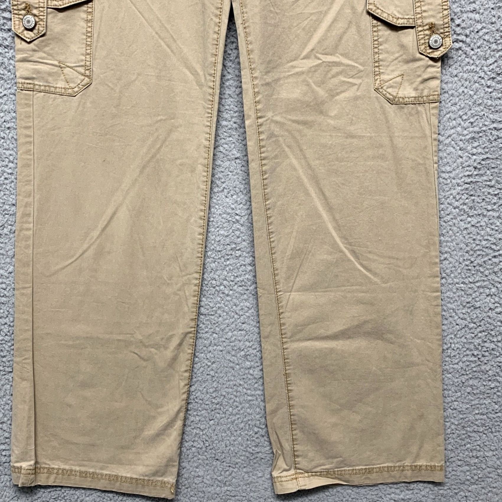 Faded Glory Faded Glory Cargo Pants Missy 6 Tan NWT Jeans Pants Cargo Size 28" / US 6 / IT 42 - 3 Thumbnail