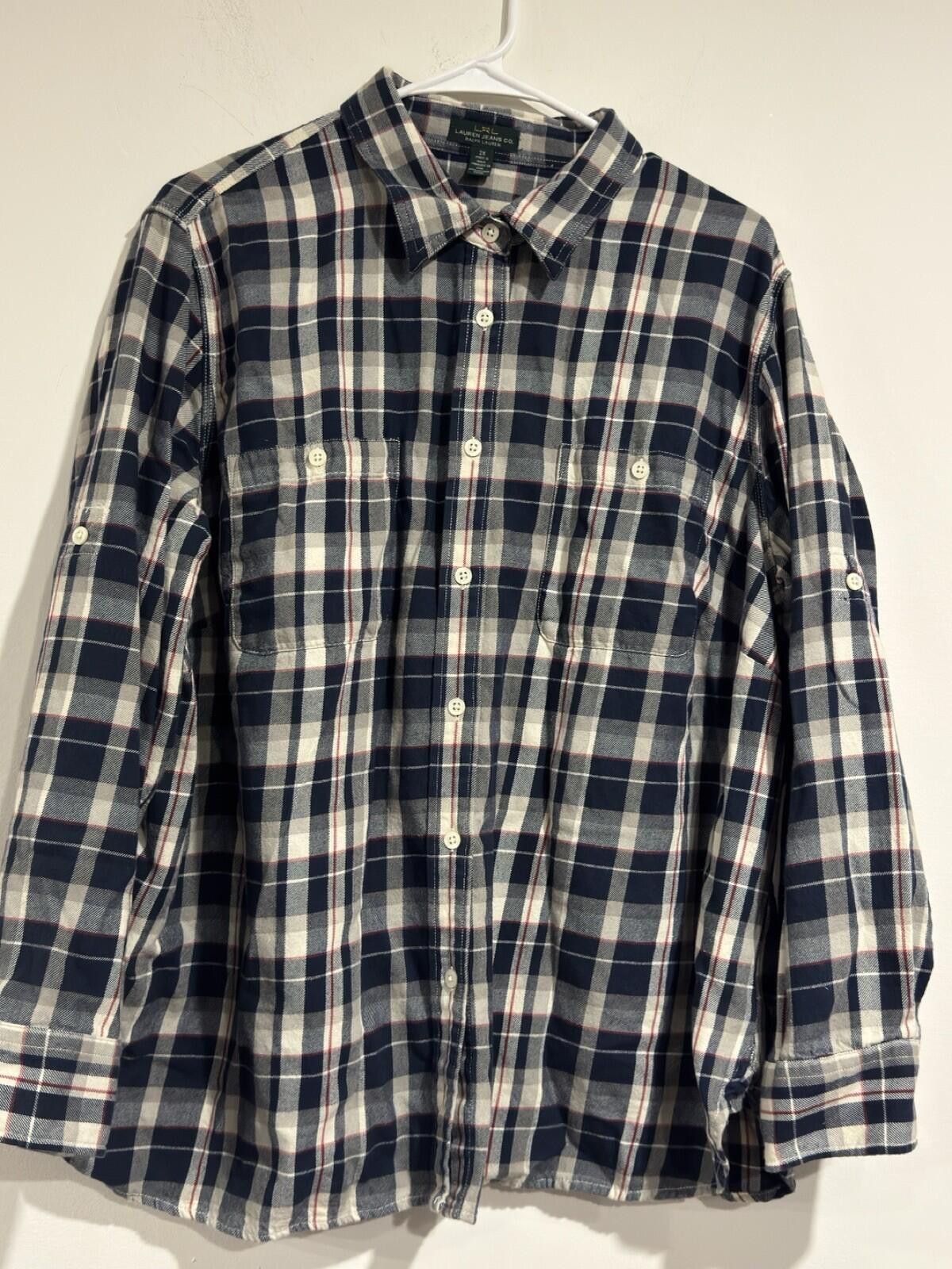 Lauren Ralph Lauren Lauren Ralph Lauren Plaid Button Shirt Men’s 2X Cotton Size US XXL / EU 58 / 5 - 4 Thumbnail