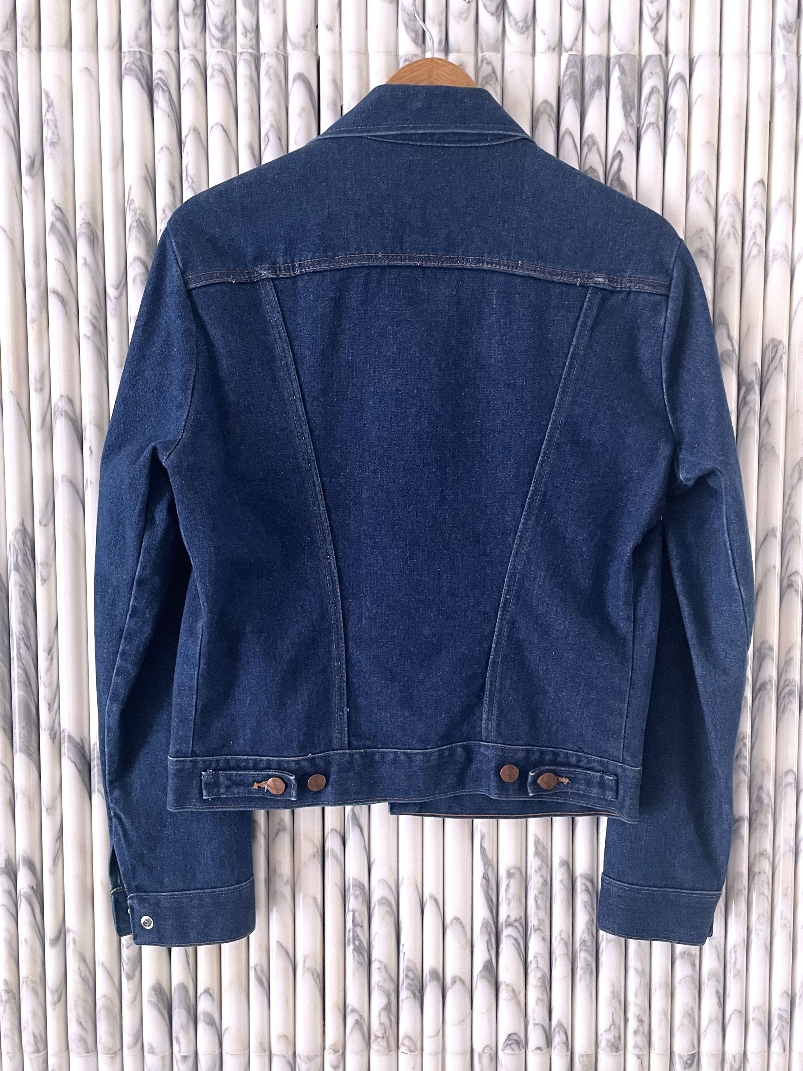 Wrangler DEADSTOCK 1970'S VINTAGE INDIGO DENIM JACKET US MADE Size US M / EU 48-50 / 2 - 8 Thumbnail