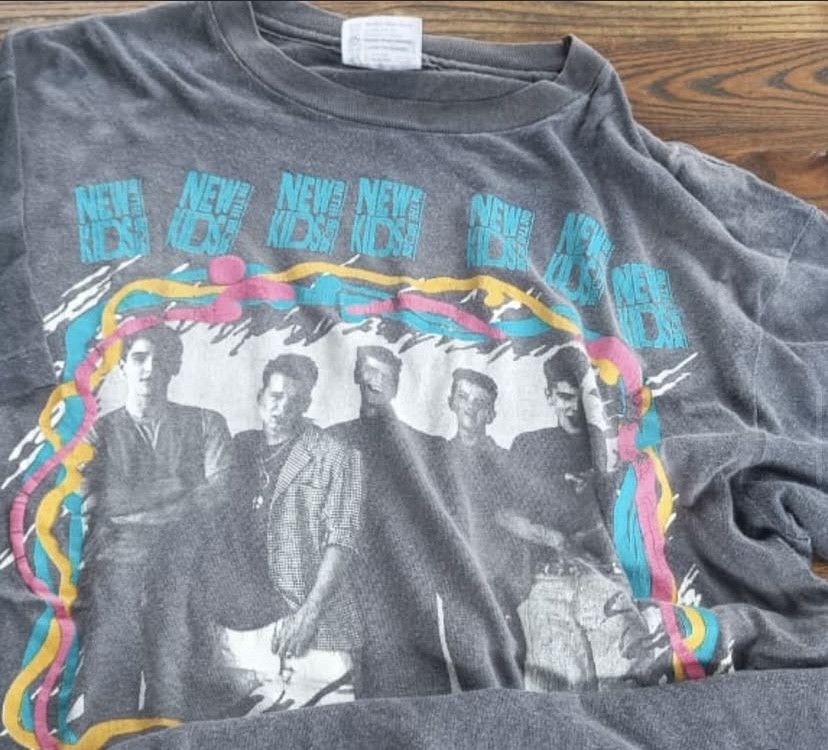 Band Tees Vintage NKOTB 80s Size US L / EU 52-54 / 3 - 1 Thumbnail