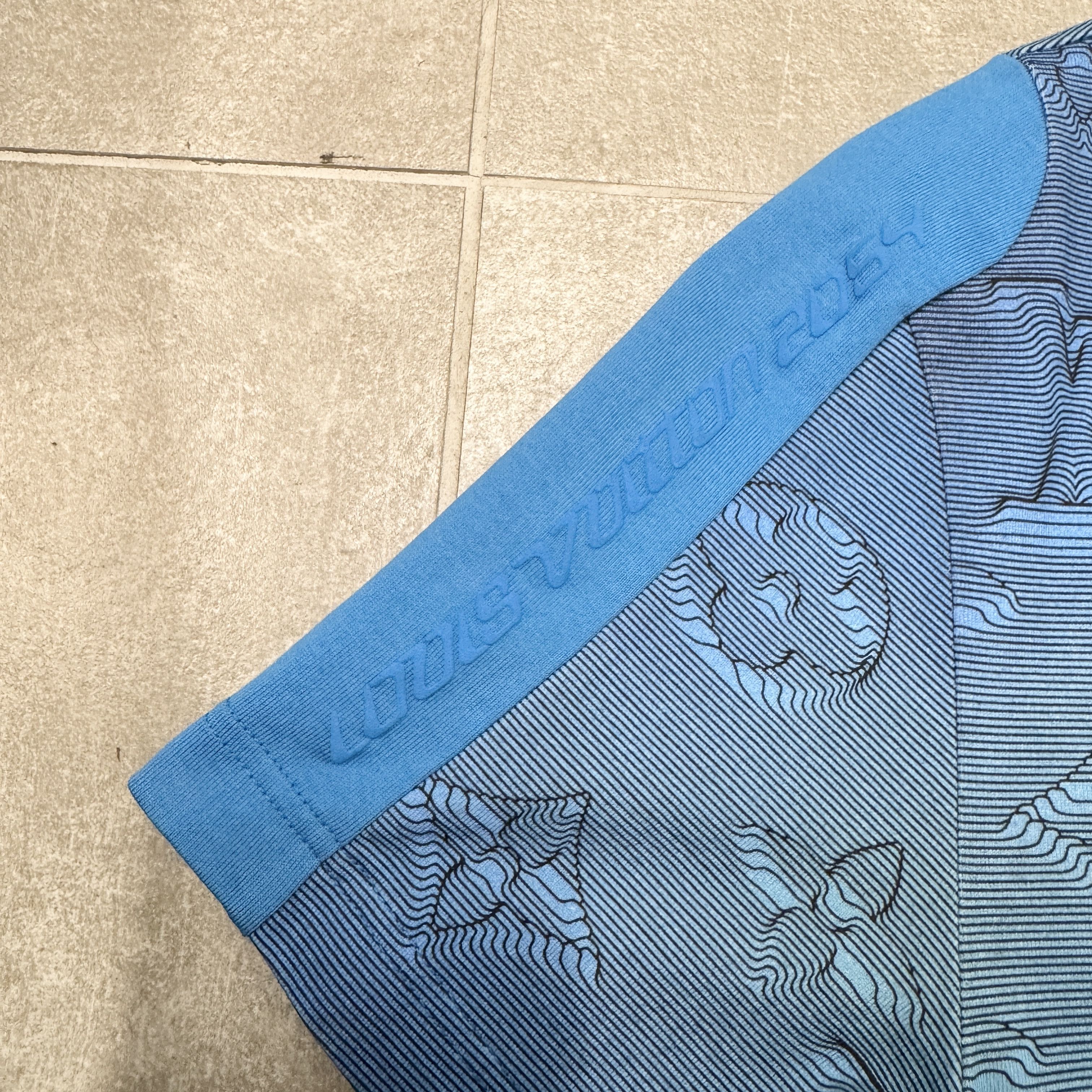 Louis Vuitton Louis Vuitton 1A9GN3 2054 Intarsia T-Shirt In Blue RRP £895 Size US S / EU 44-46 / 1 - 4 Thumbnail