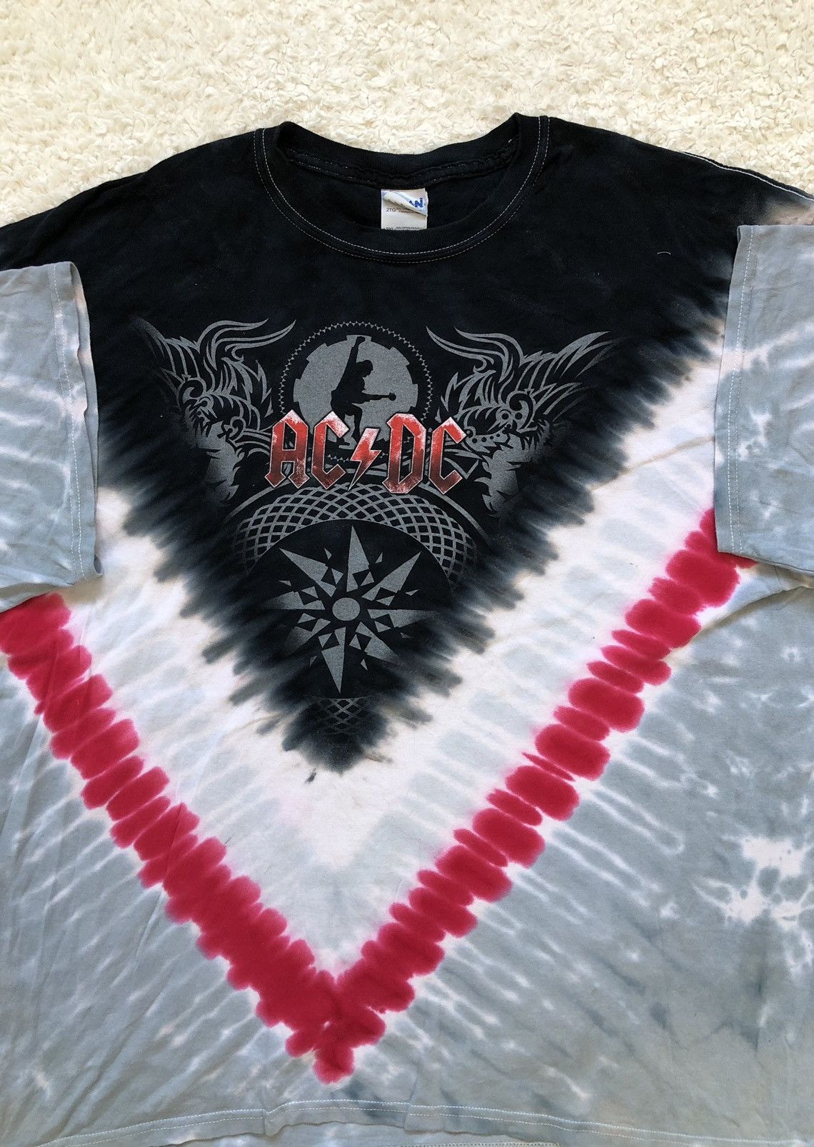 AC/DC × Band Tees × Vintage Baggy Tshirt AC/DC Print Vintage Size US XXL / EU 58 / 5 - 3 Thumbnail
