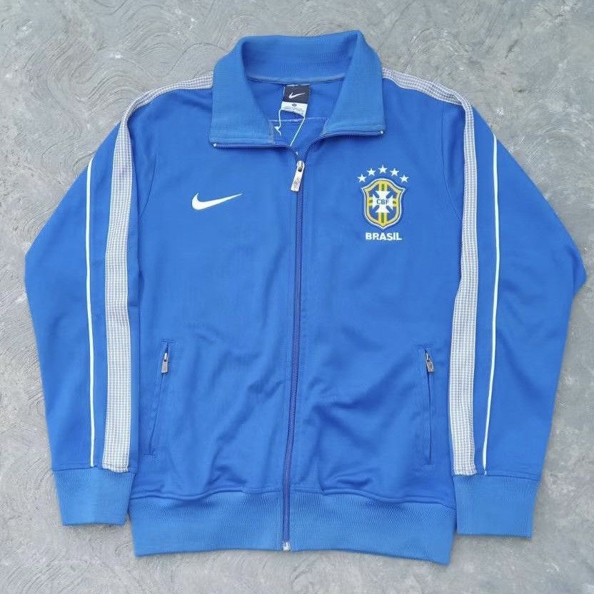 Nike × Vintage Nike brasil tracktop Size US L / EU 52-54 / 3 - 1 Thumbnail