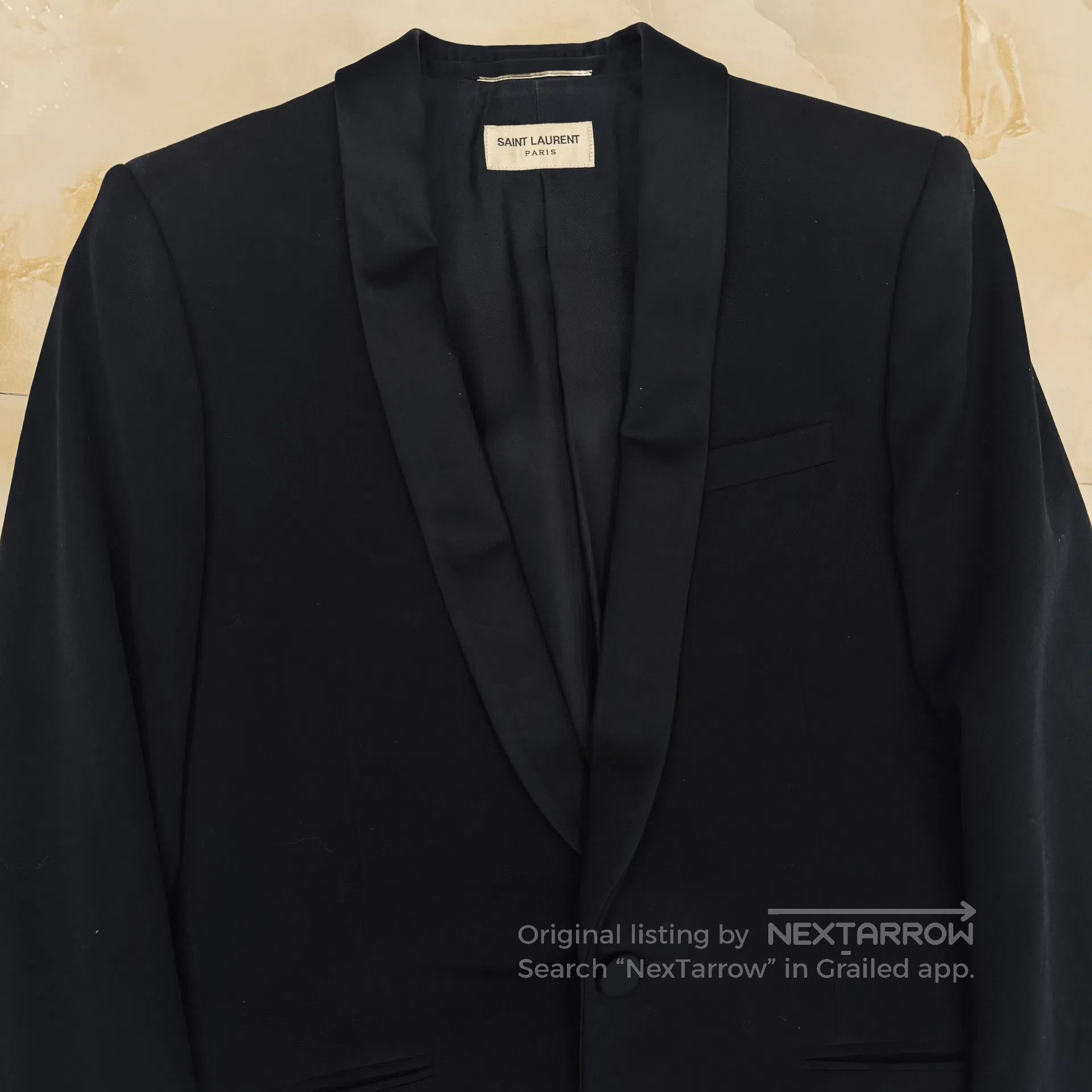 Saint Laurent Paris Saint Laurent 14SS Shawl Collar Blazer. Size US S / EU 44-46 / 1 - 2 Thumbnail