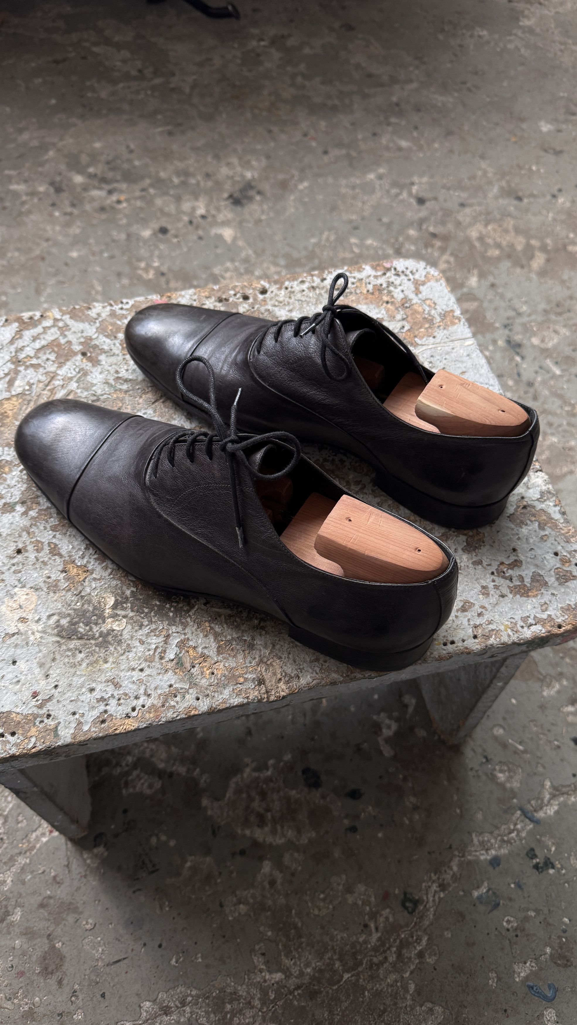 Pierre Hardy aa . KANGAROO OXFORDS . 28 CM . DARK GREY . MADE IN ITALY Size US 9.5 / EU 42-43 - 6 Thumbnail